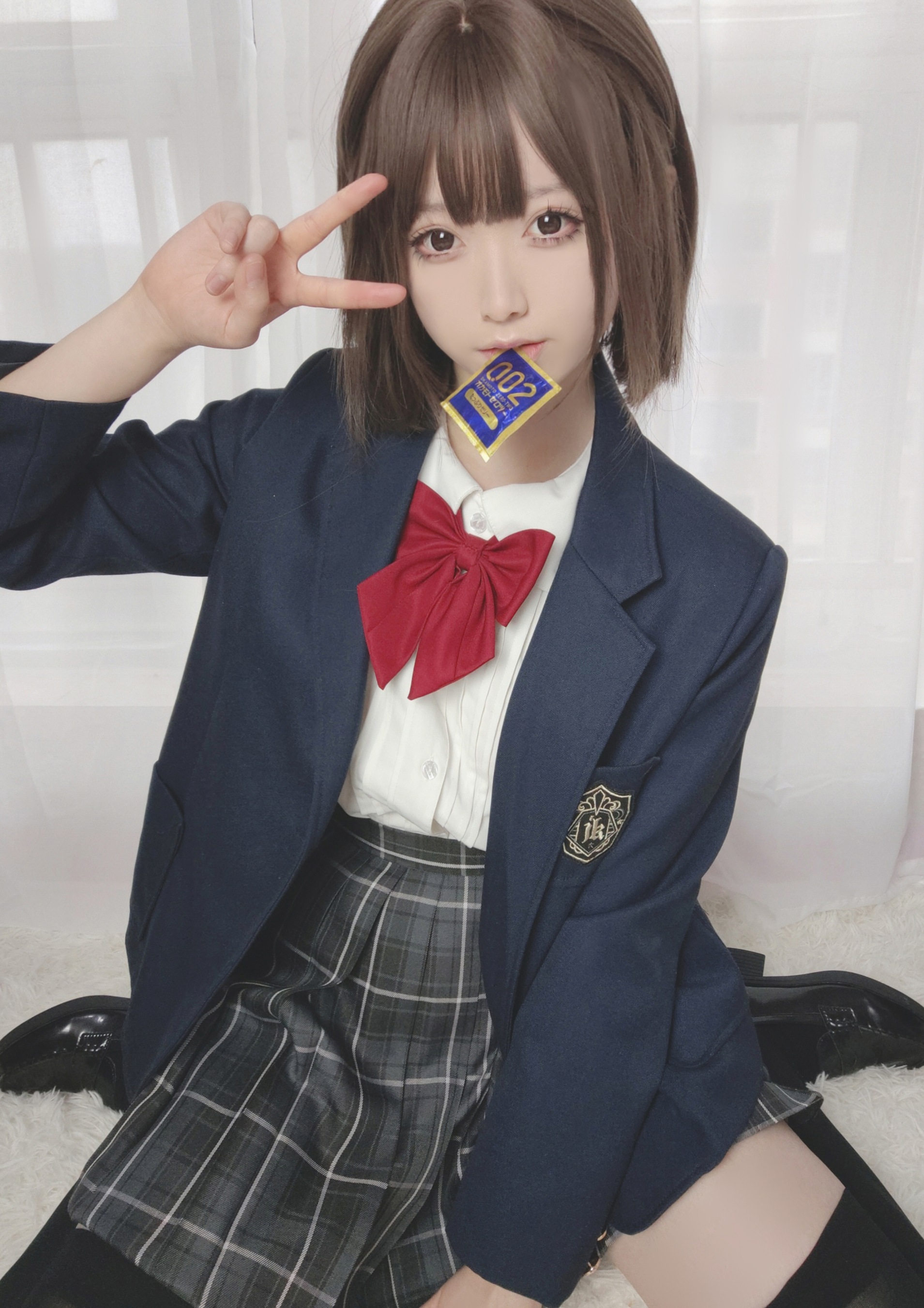 Asagiriai（愛ちゃん） – 制服自拍 - 爱照片