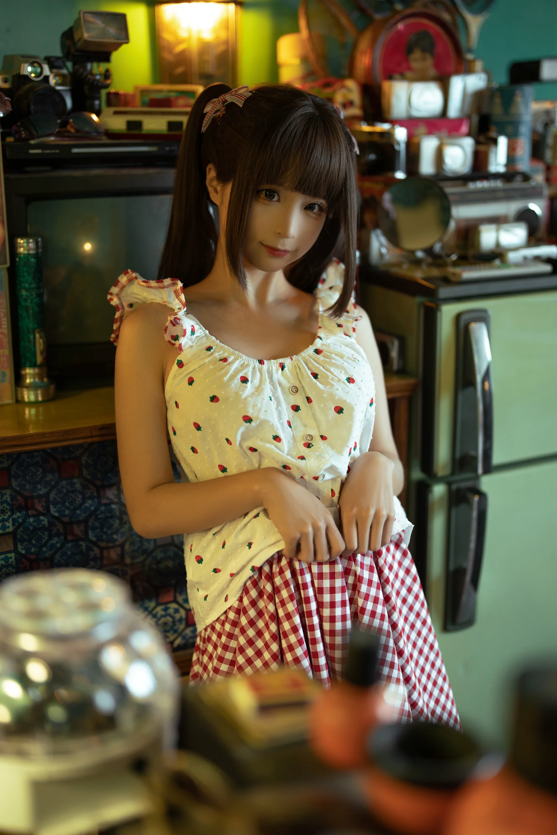 知名Coser@蠢沫沫 红格子 - 爱照片