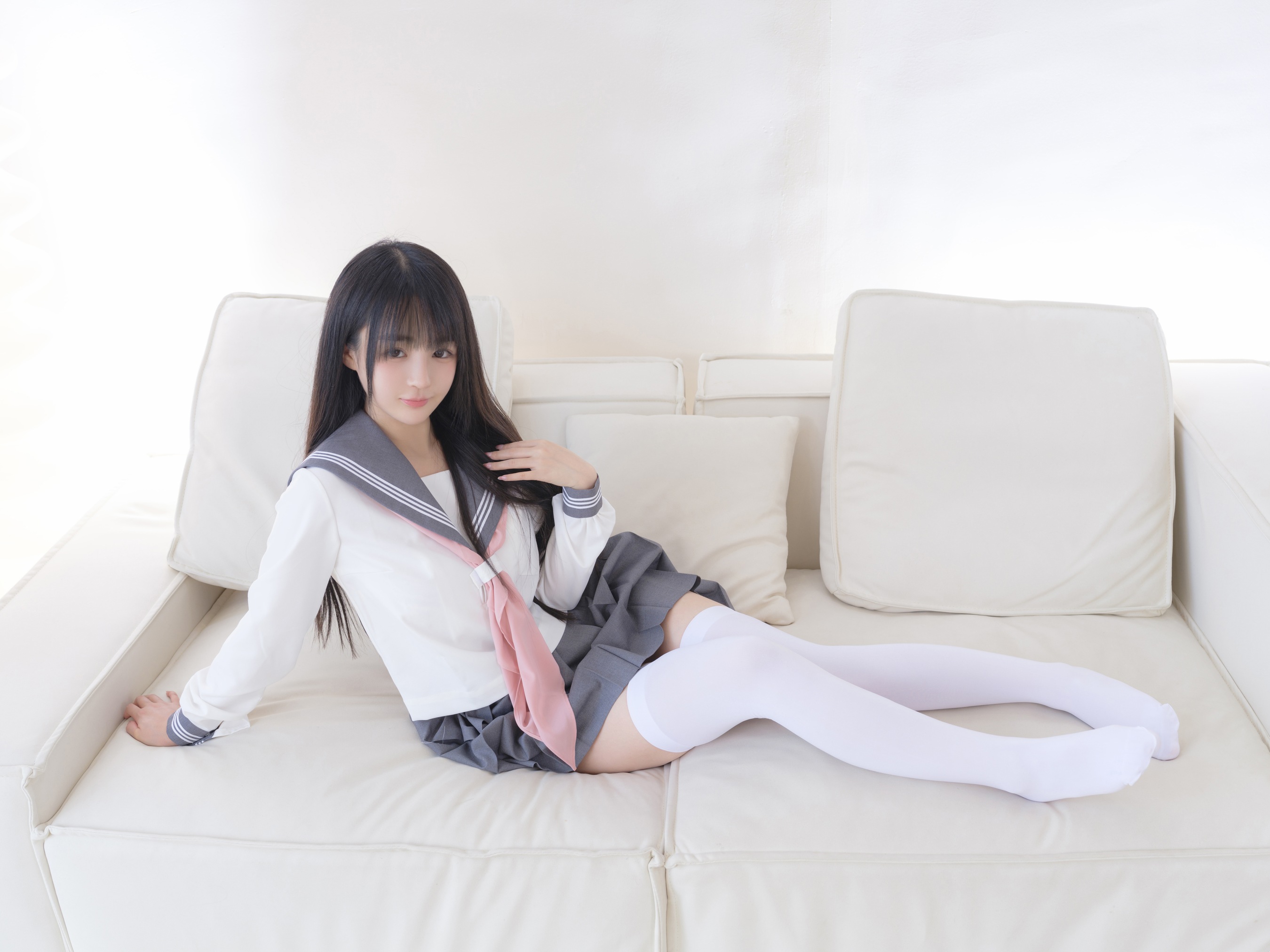 桜井宁宁 – 白丝JK - 爱照片