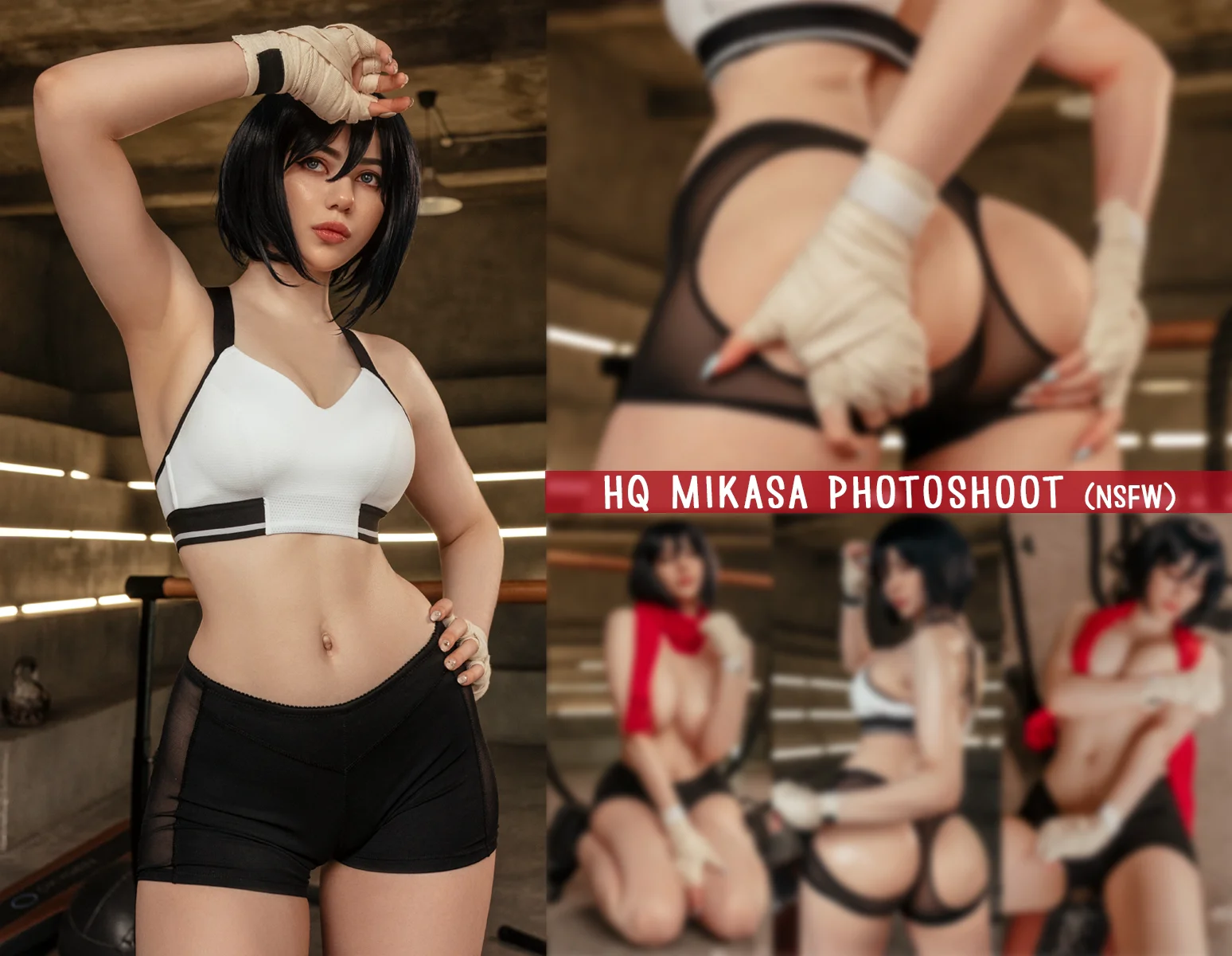 Alina Becker – Attack on Titan. Mikasa Ackerman. Gym - 爱照片