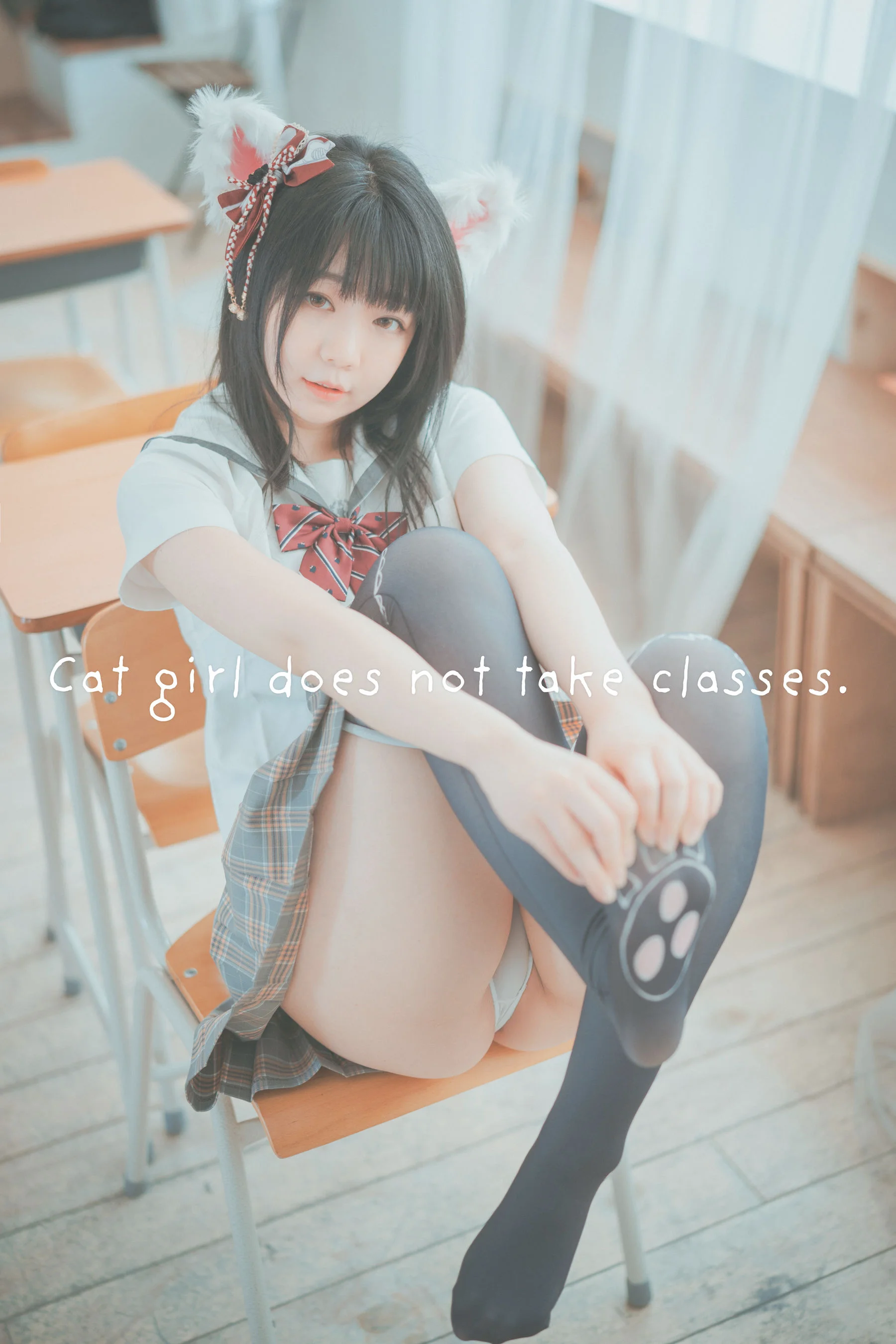 [DJAWA] Pian – Cat girl does not take classes 写真套图 - 爱照片