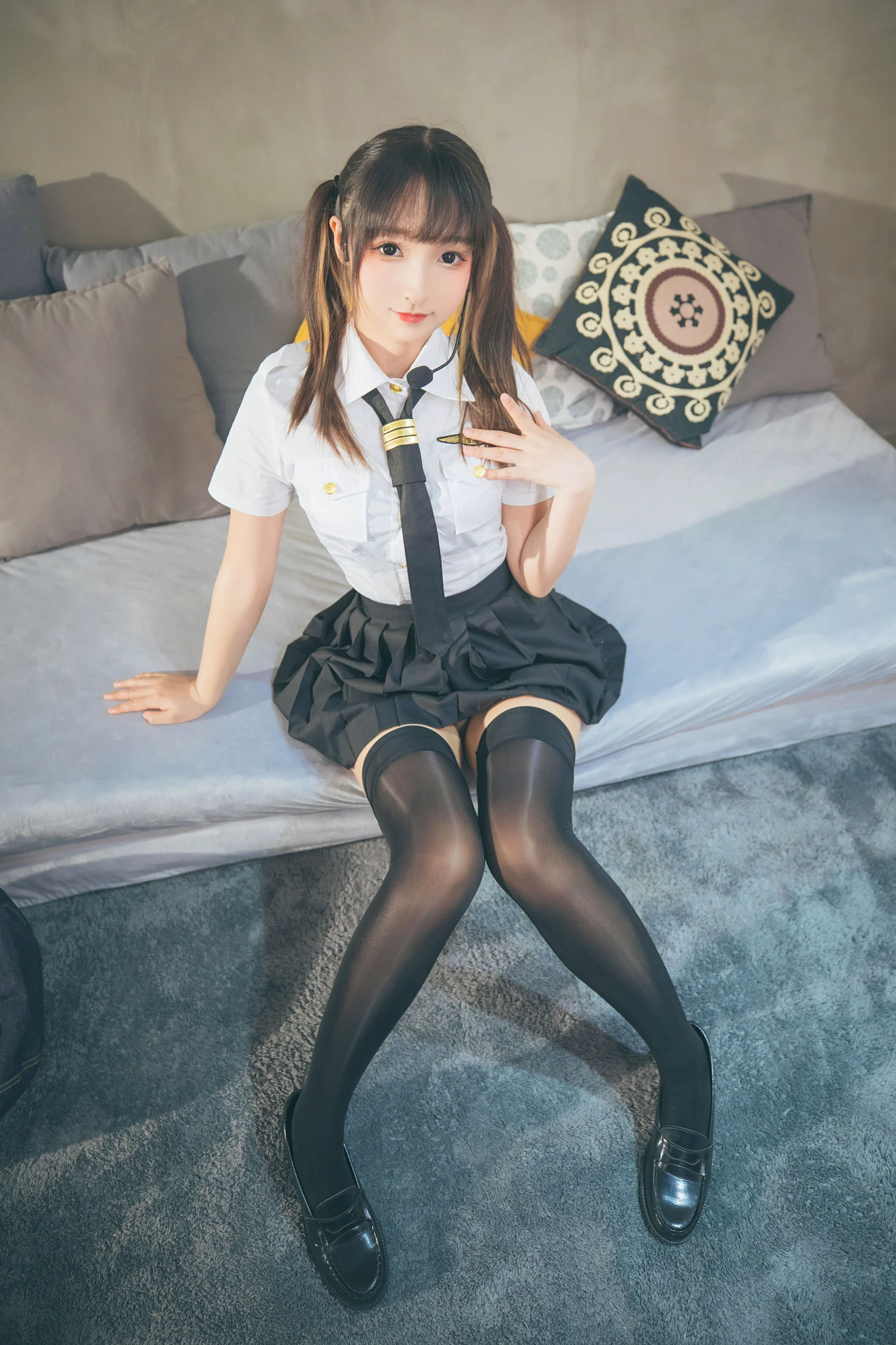 [网红COSER] 神楽板真冬 之 お帰りなさい、指揮官 - 爱照片