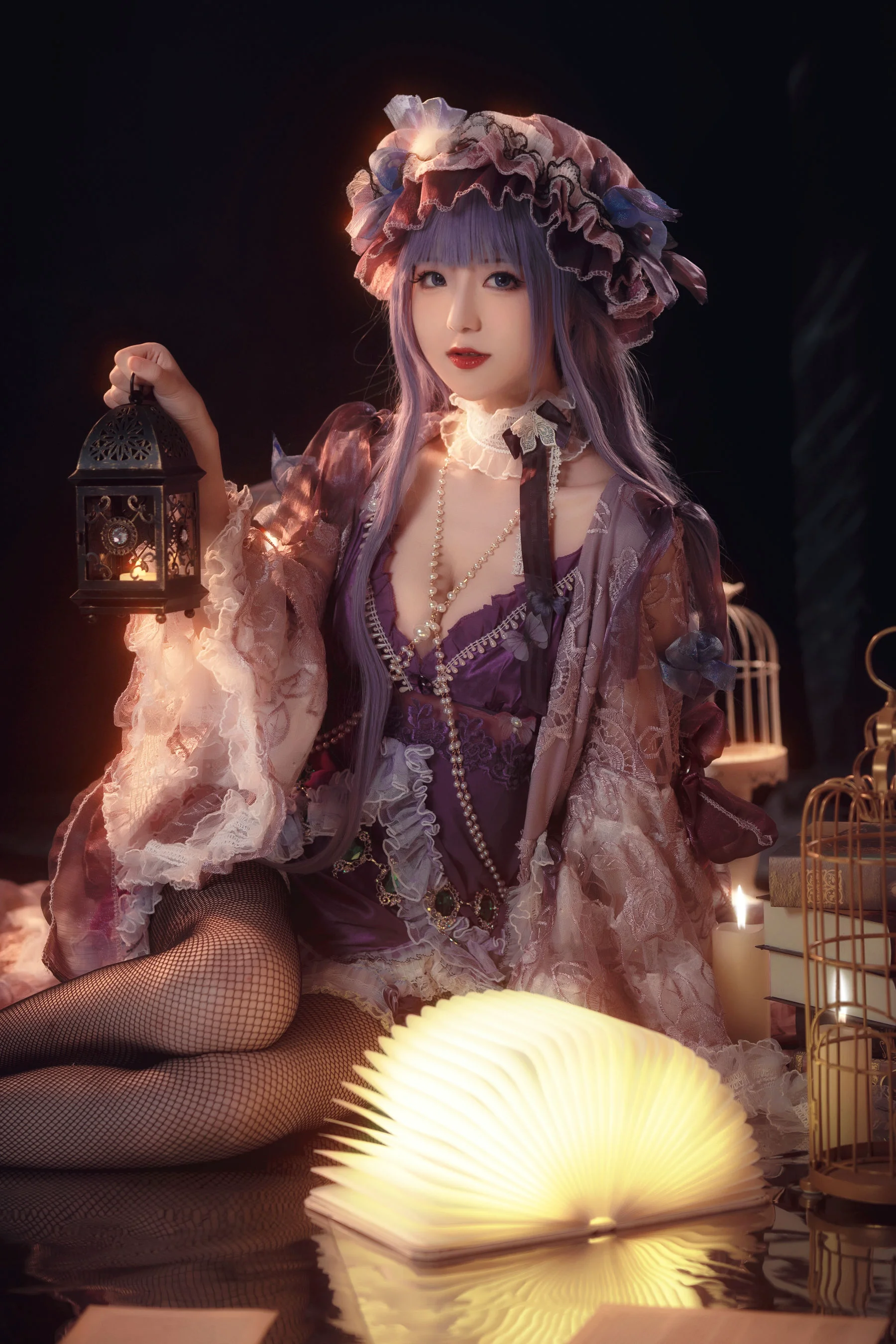 [COS福利] 弥音音ww – 帕秋莉 写真套图 - 爱照片
