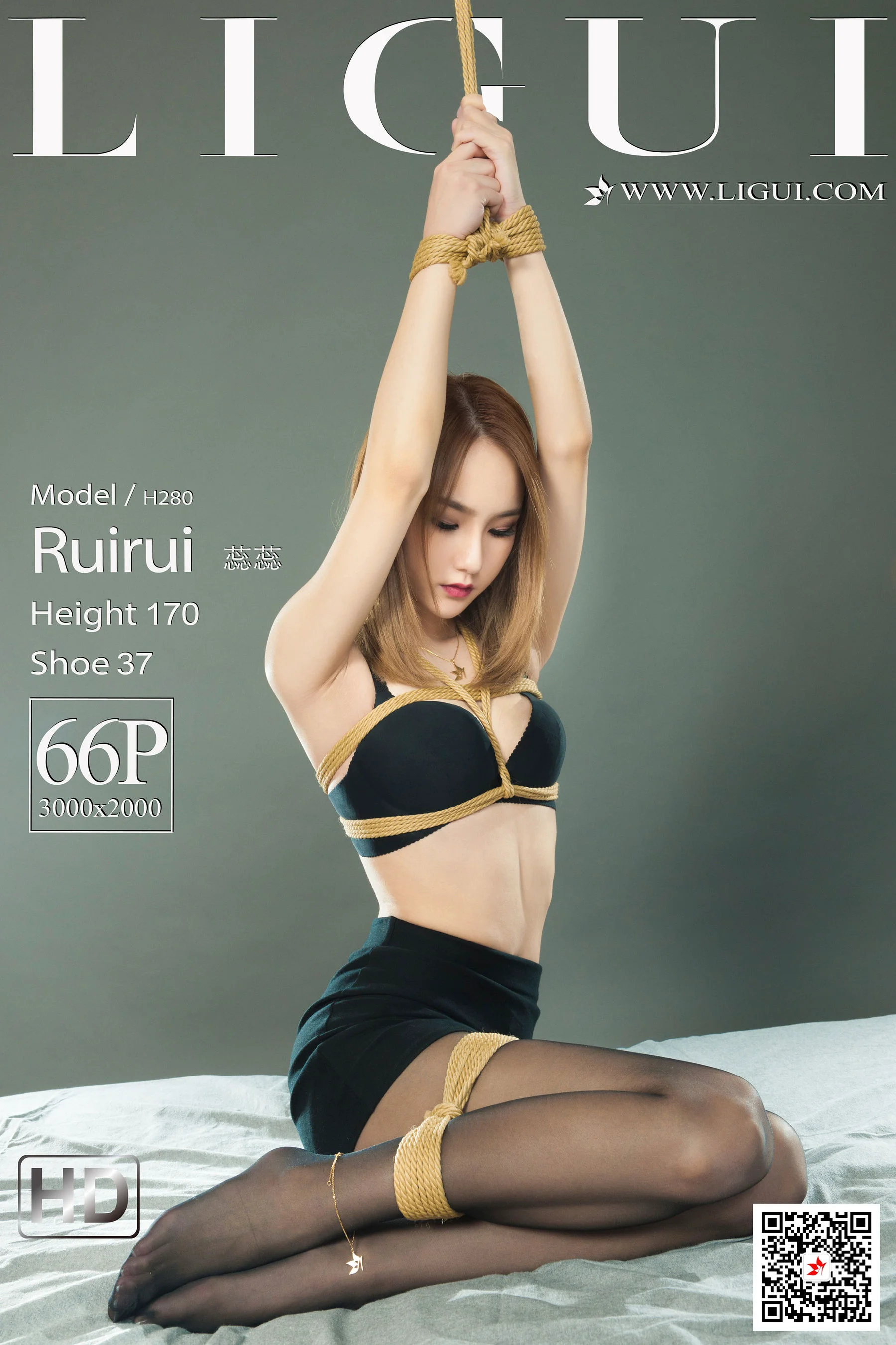 [丽柜美束Ligui] 蕊蕊 《娇蓉囧镜》 丝足写真 - 爱照片