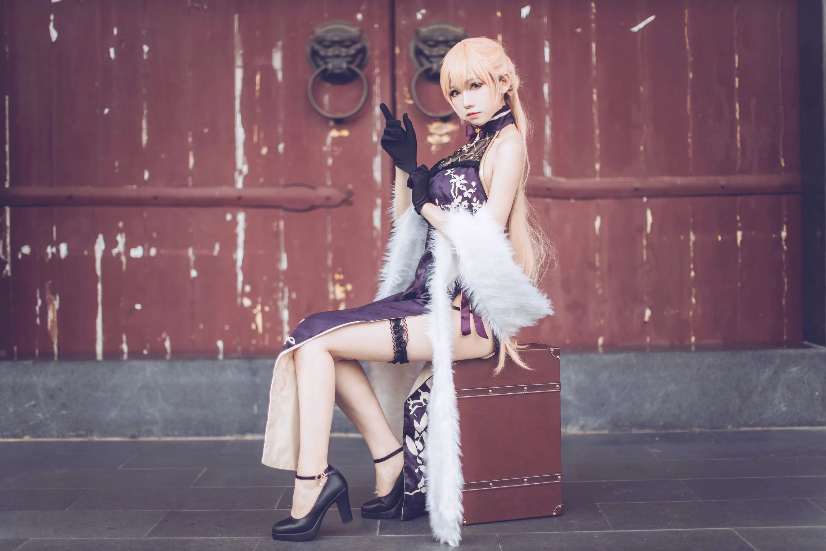 [Cosplay] Coser衣衣 – 少女前线 紫雨心 - 爱照片