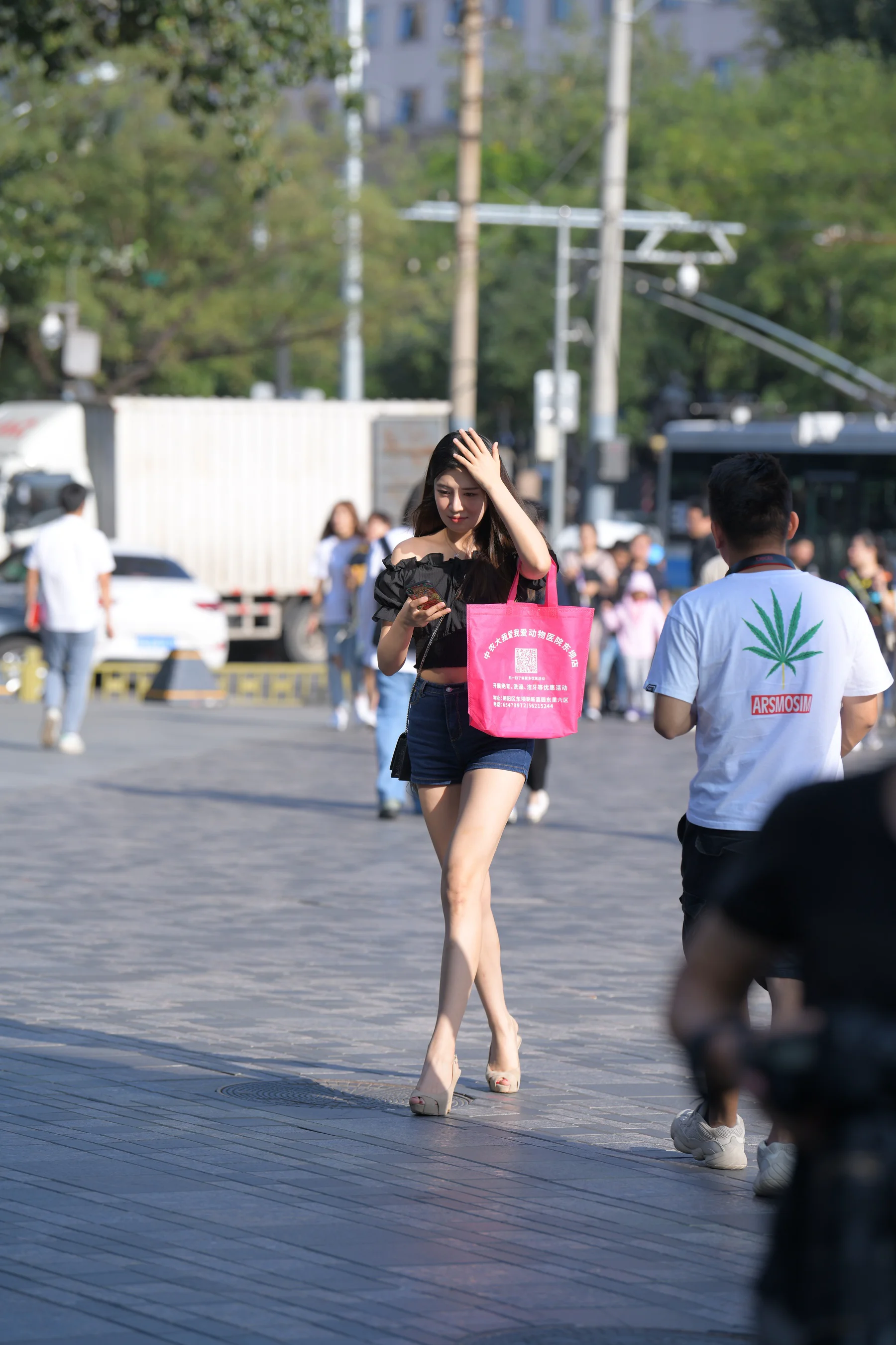 红石作品 – 性感长腿美女 写真 - 爱照片
