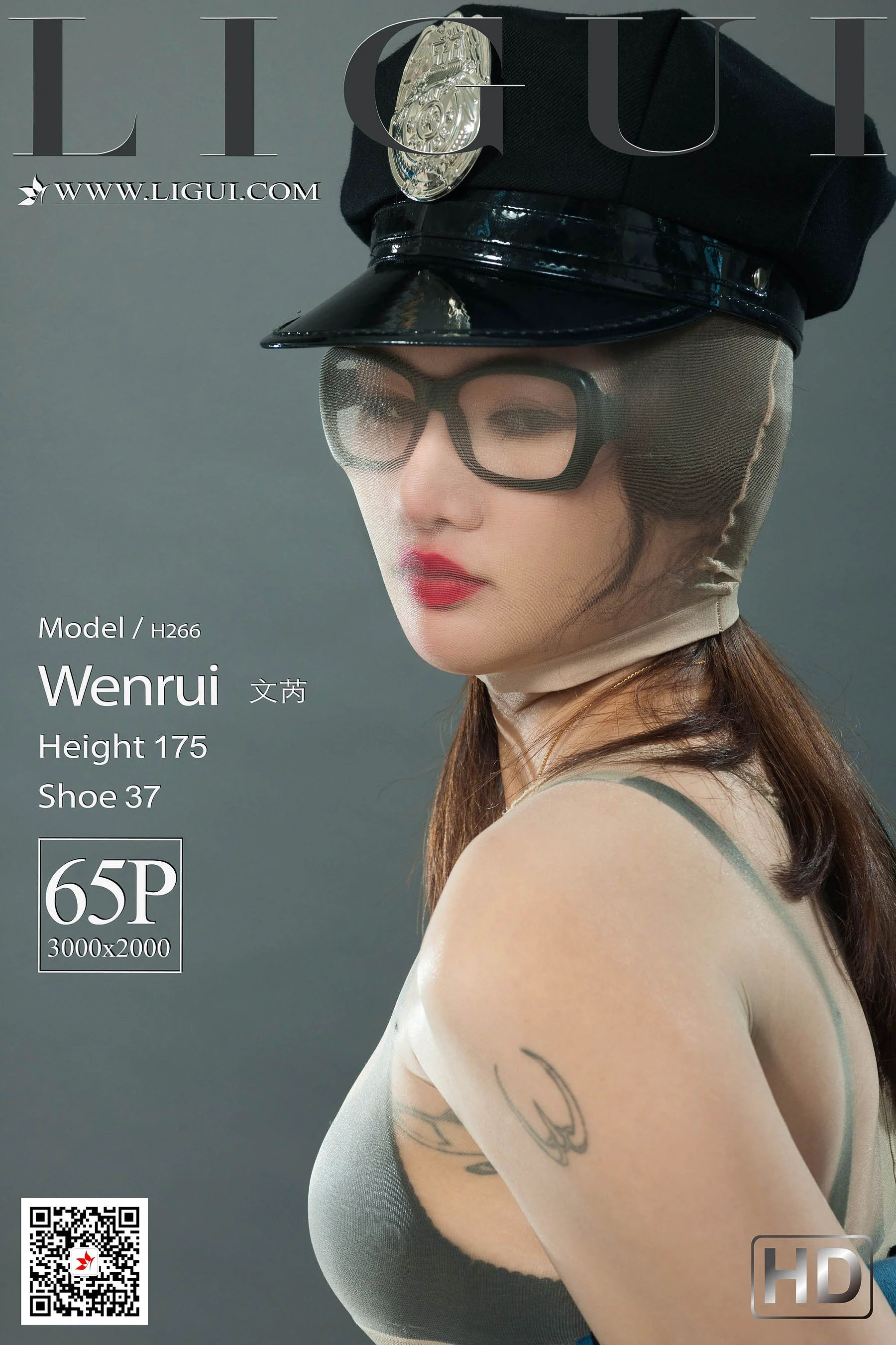 [丽柜美束Ligui] 文芮 《肉丝袜人体》 写真集 - 爱照片