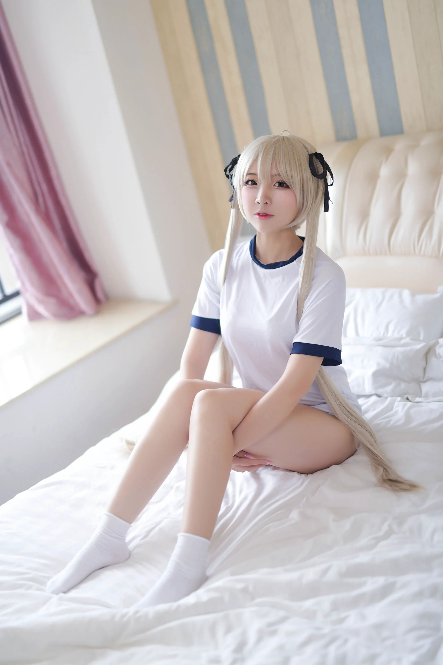 [Cosplay] 人气Coser二佐Nisa – 穹妹运动服 - 爱照片