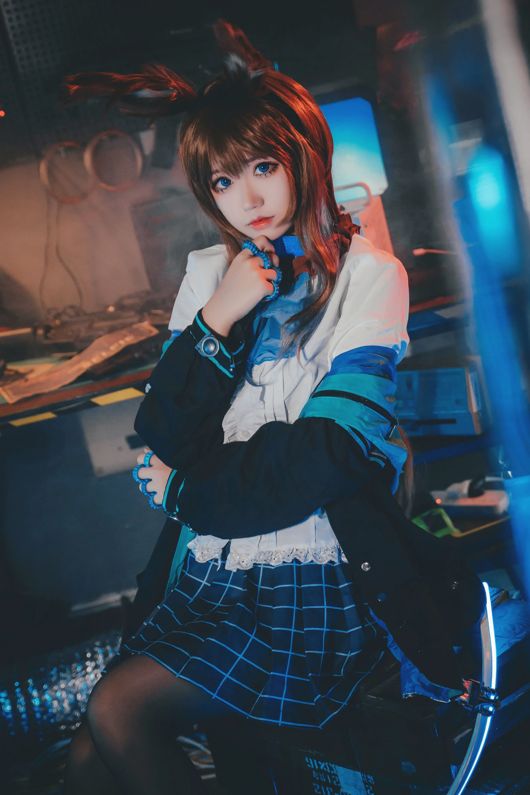 [网红COSER] 猫君君MaoJun – 明日方舟 阿米娅 - 爱照片