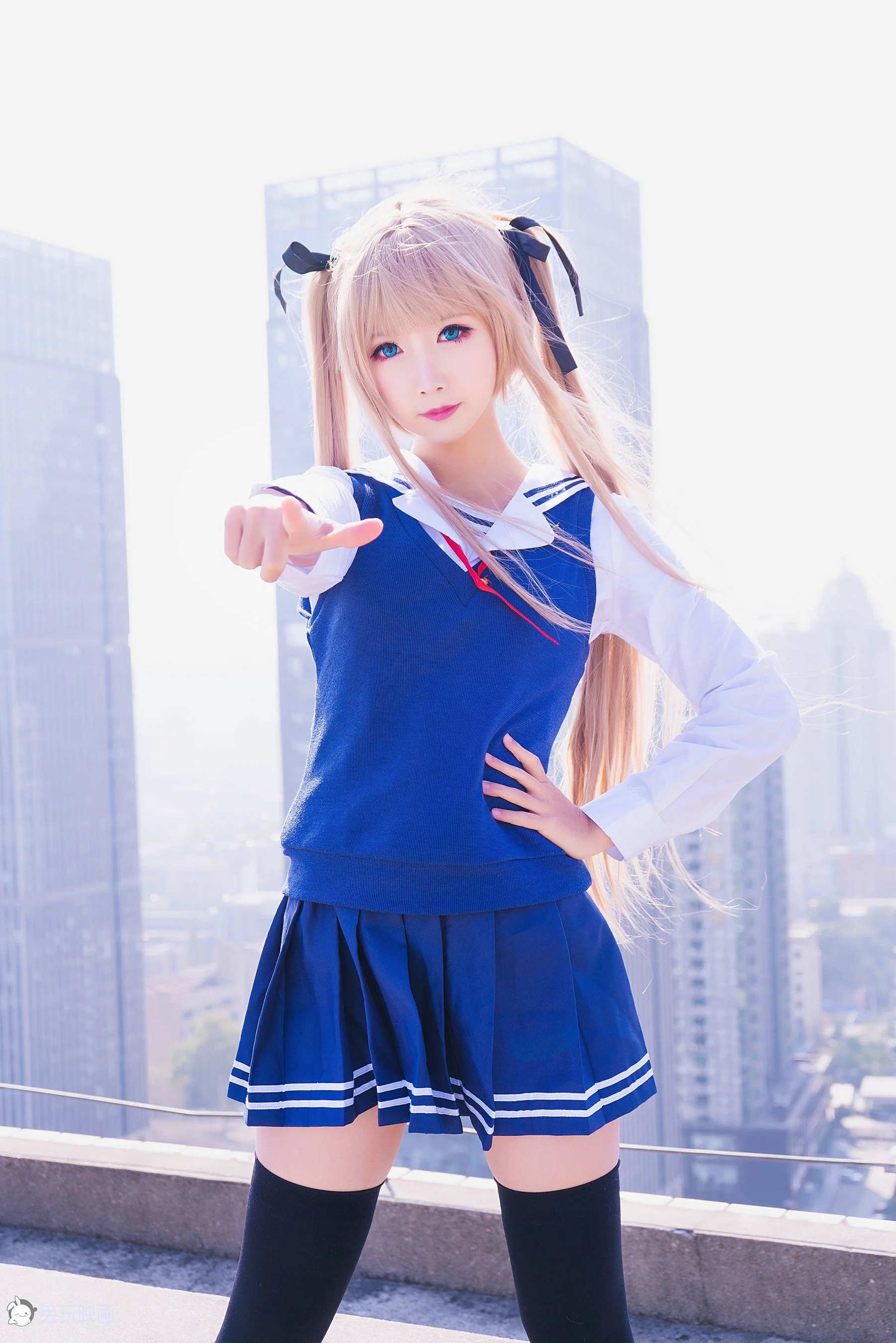 COSER面饼仙儿《双马尾COS》 [COSPLAY美女] 写真集 - 爱照片