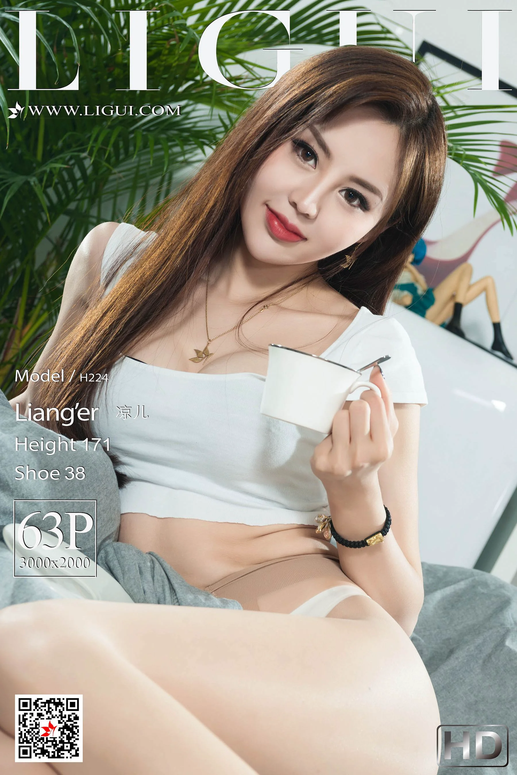 网络丽人 Model 凉儿 [丽柜Ligui] 写真集 - 爱照片