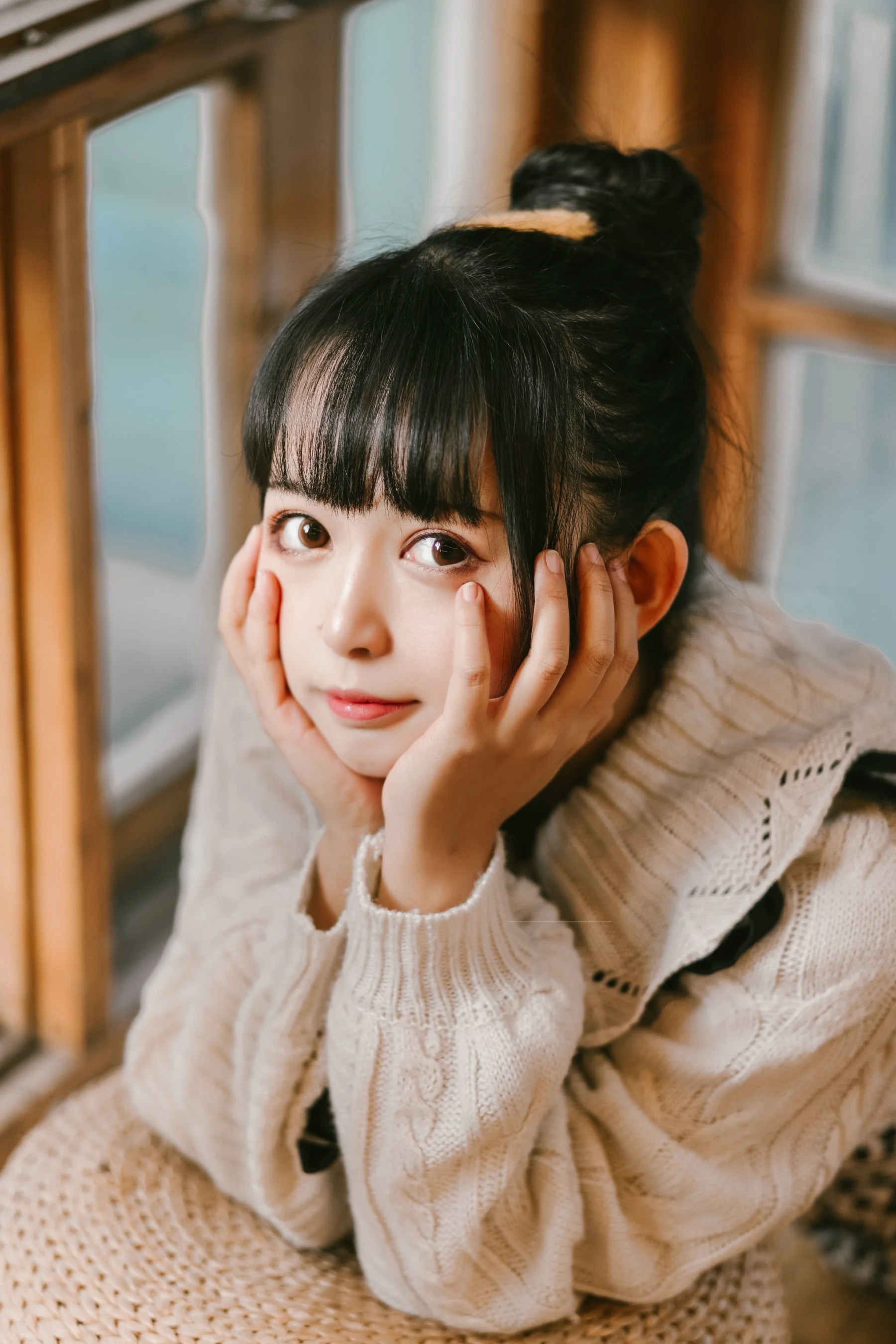 大眼萌妹黑猫猫OvO 《少女心事》 写真集 - 爱照片