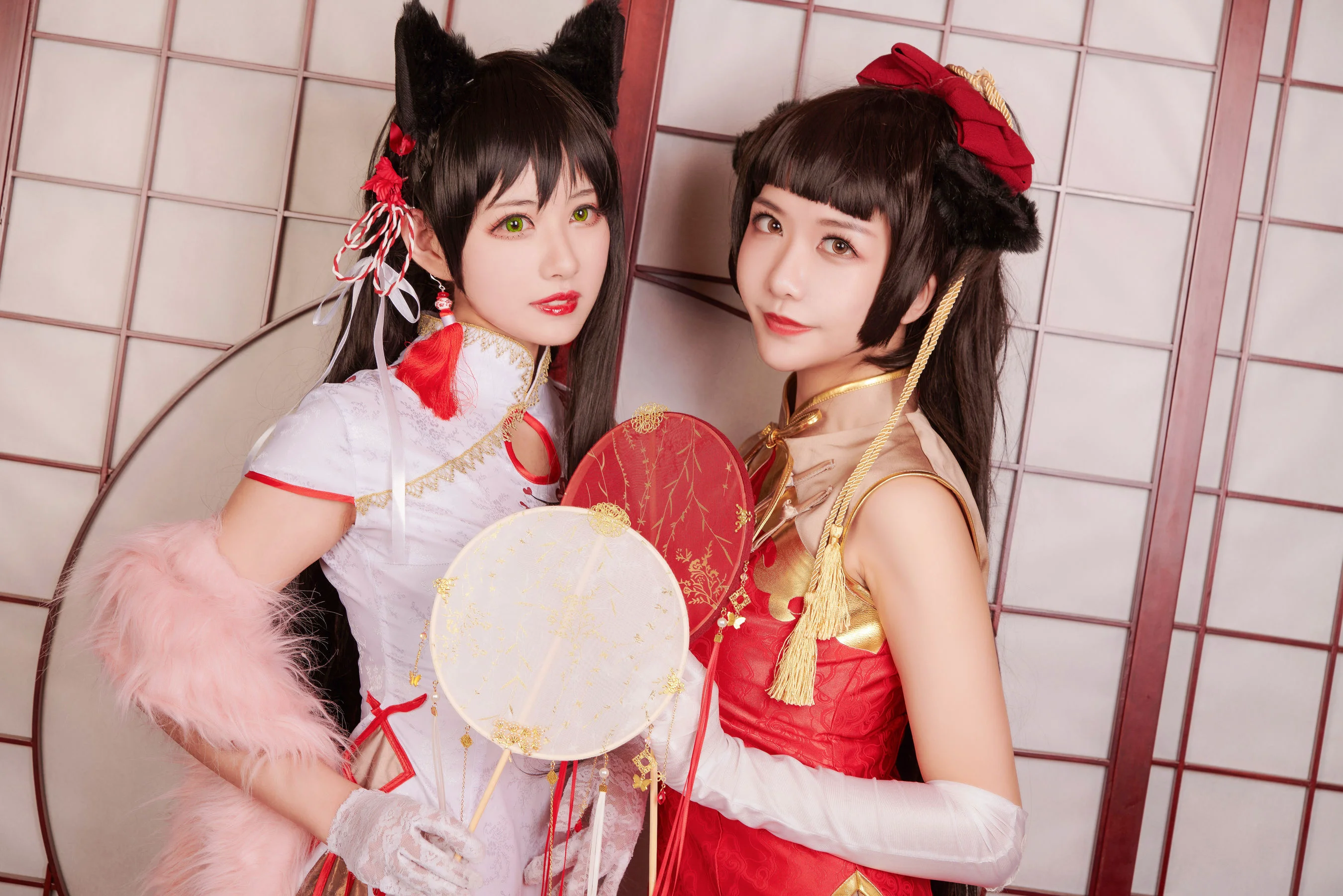 源纱希喵喵喵&Meiyi_烛墨 《犬獒旗袍》 写真集 - 爱照片
