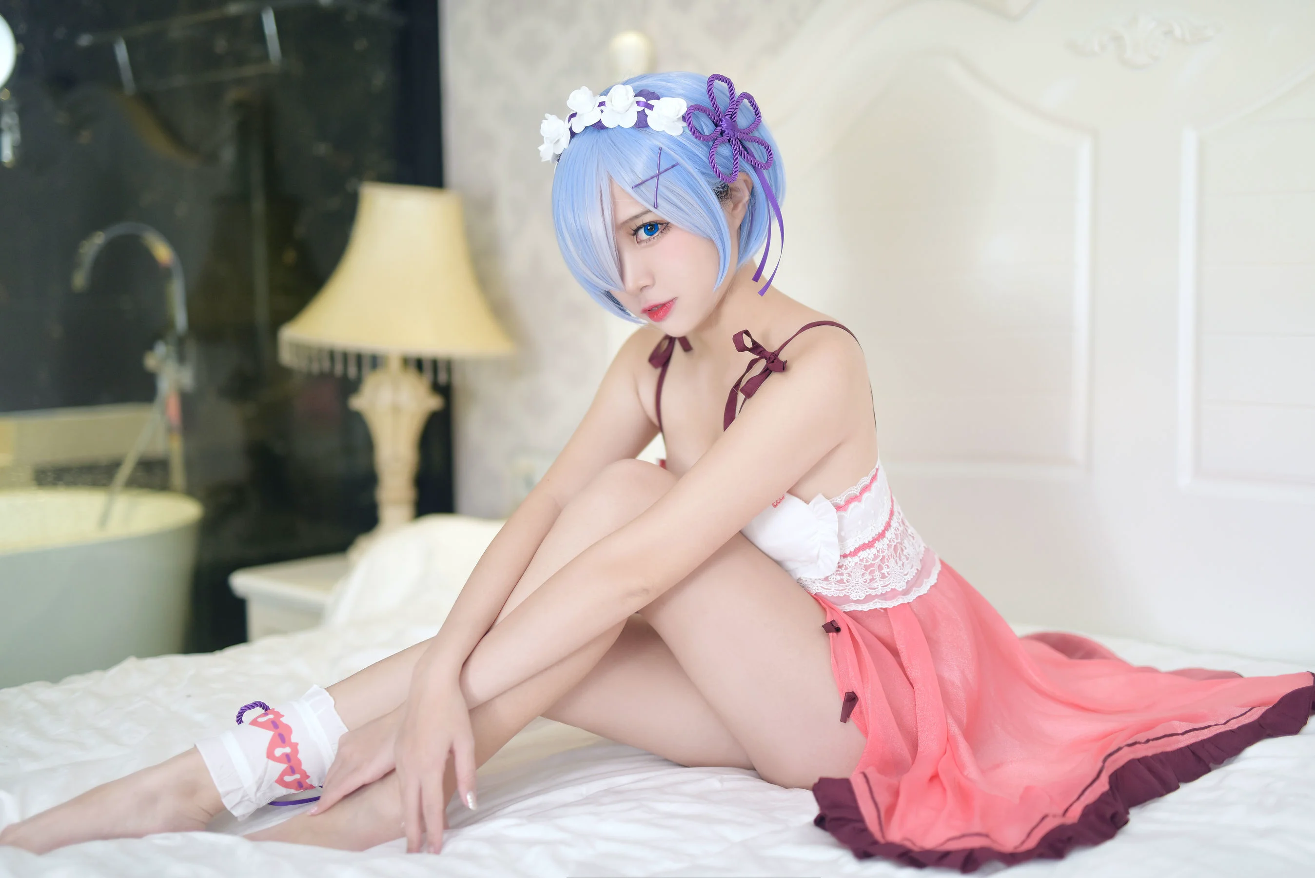 人气Coser二佐Nisa 《蕾姆》 写真集 - 爱照片