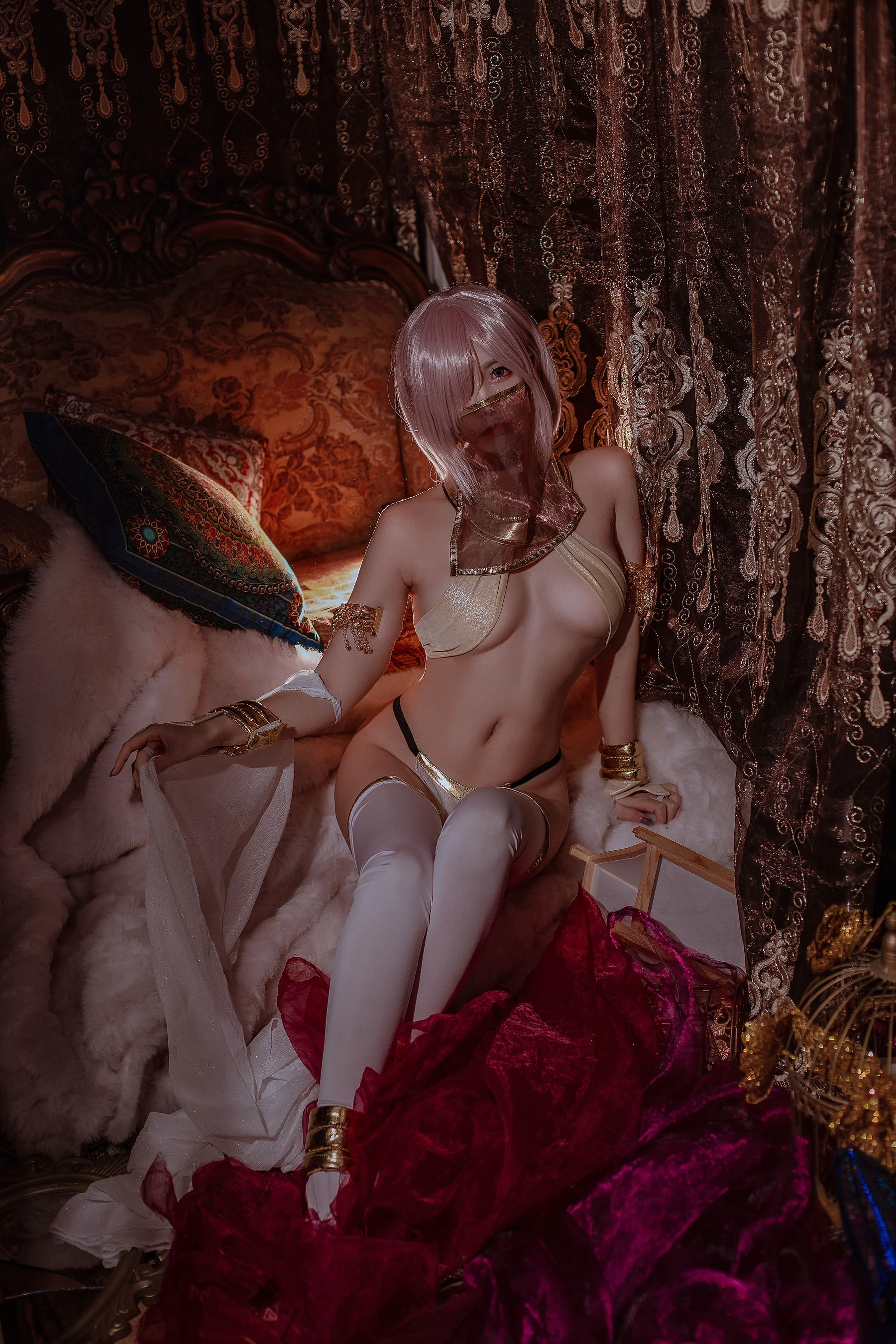 人气Coser二佐Nisa – fate玛修舞娘 写真套图 - 爱照片