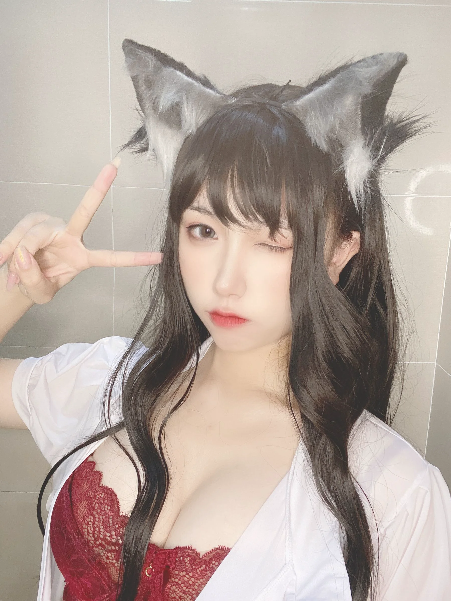 [网红COSER] 芋圆侑子SJ_ – 兽娘风俗店 - 爱照片