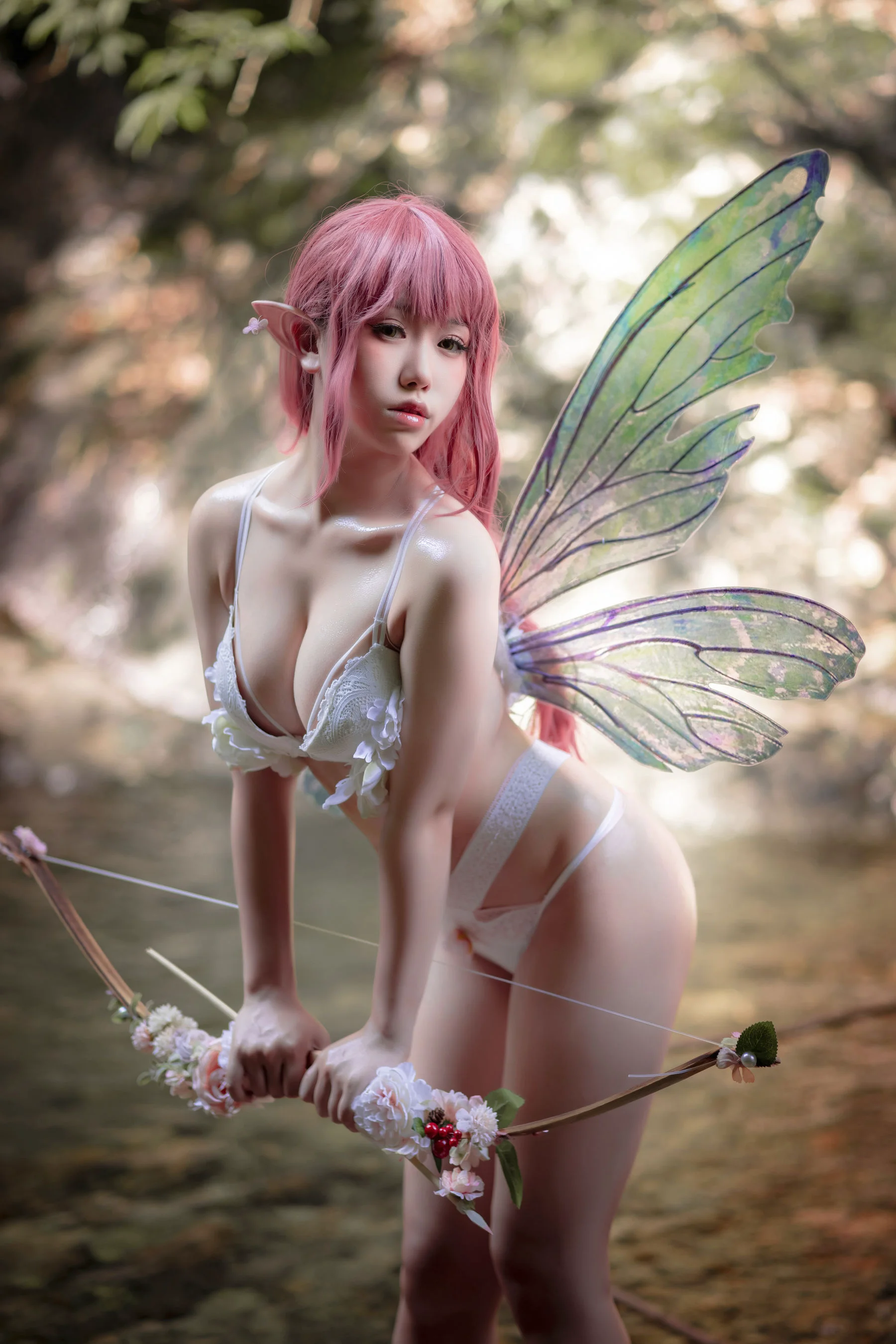 [网红COSER] 一北亦北 - 花精灵 写真套图 - 爱照片