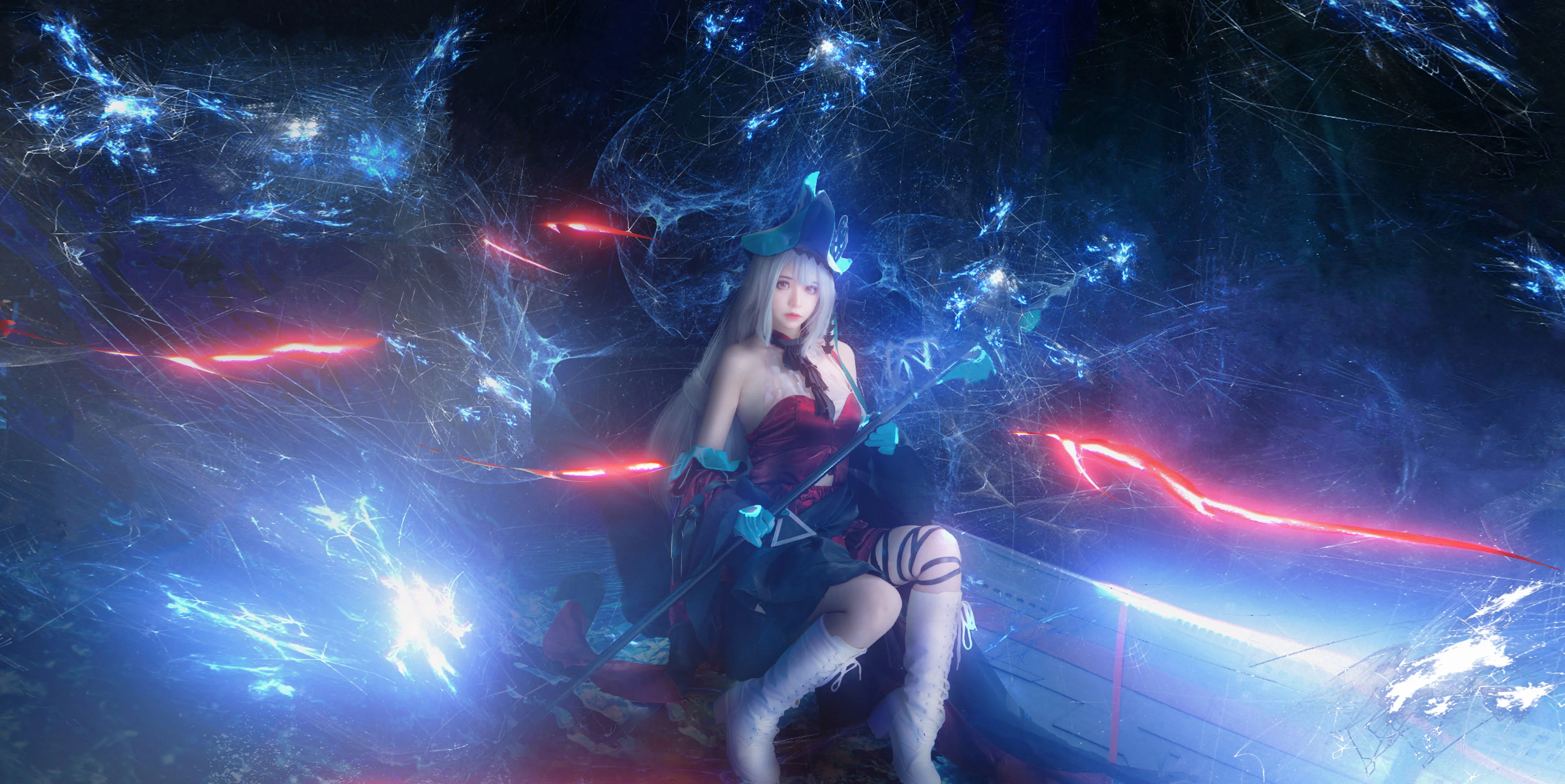 [网红COSER] 疯猫ss – 浊心斯卡蒂 - 爱照片