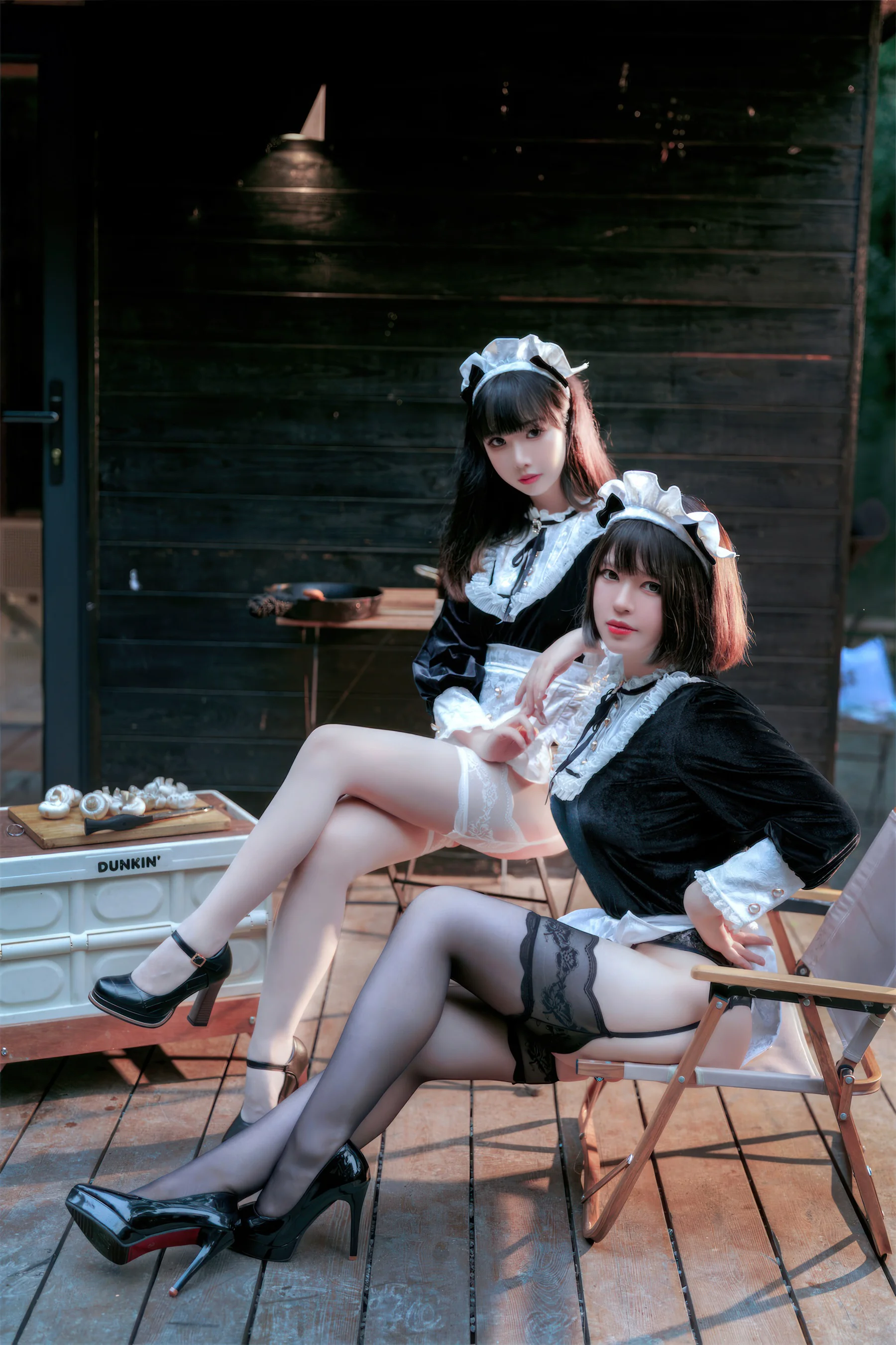 半半子 – &面饼仙儿 – Maid姉妹 - 爱照片