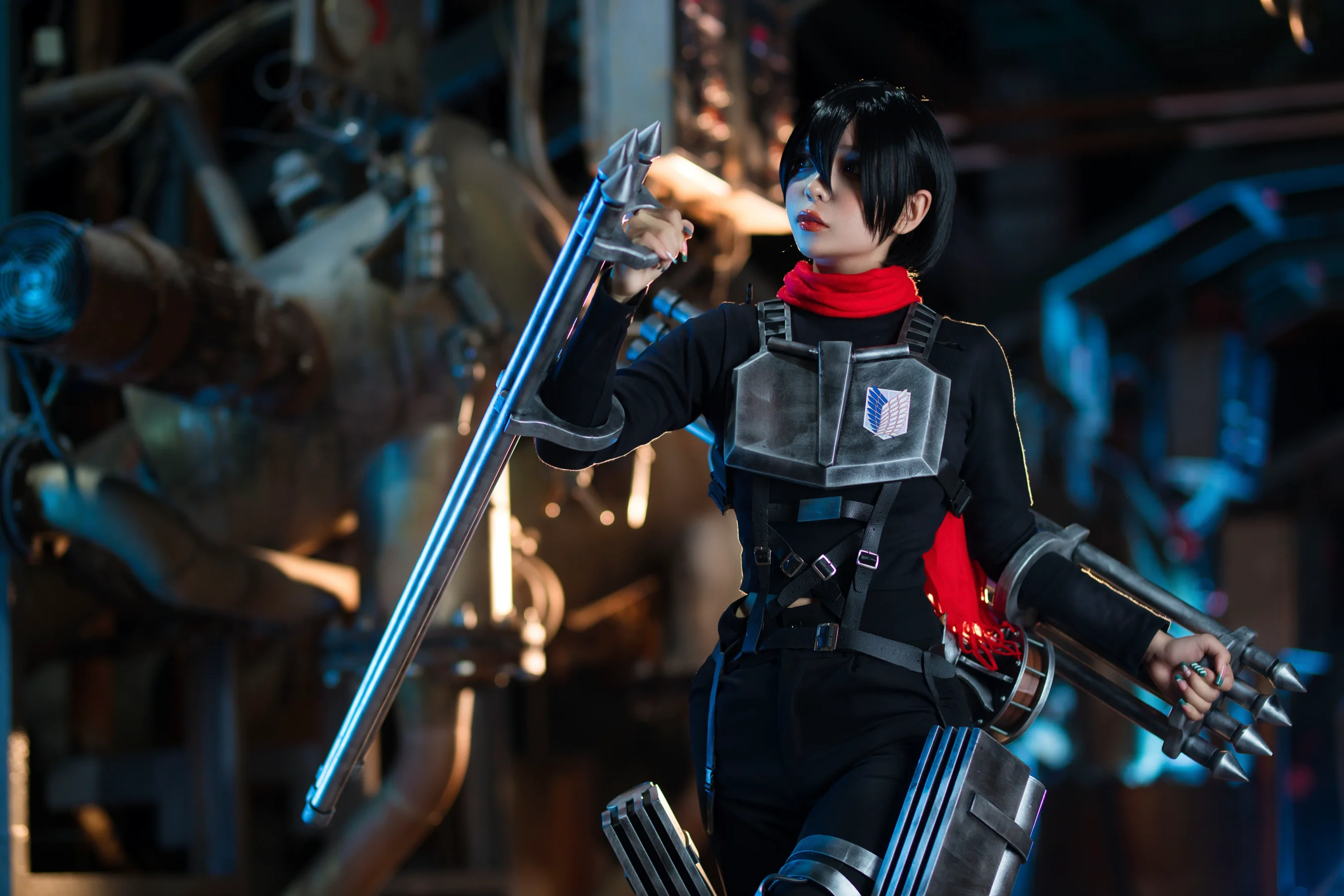 Umeko J – cosplay Mikasa Final Season Attack on Titan - 爱照片