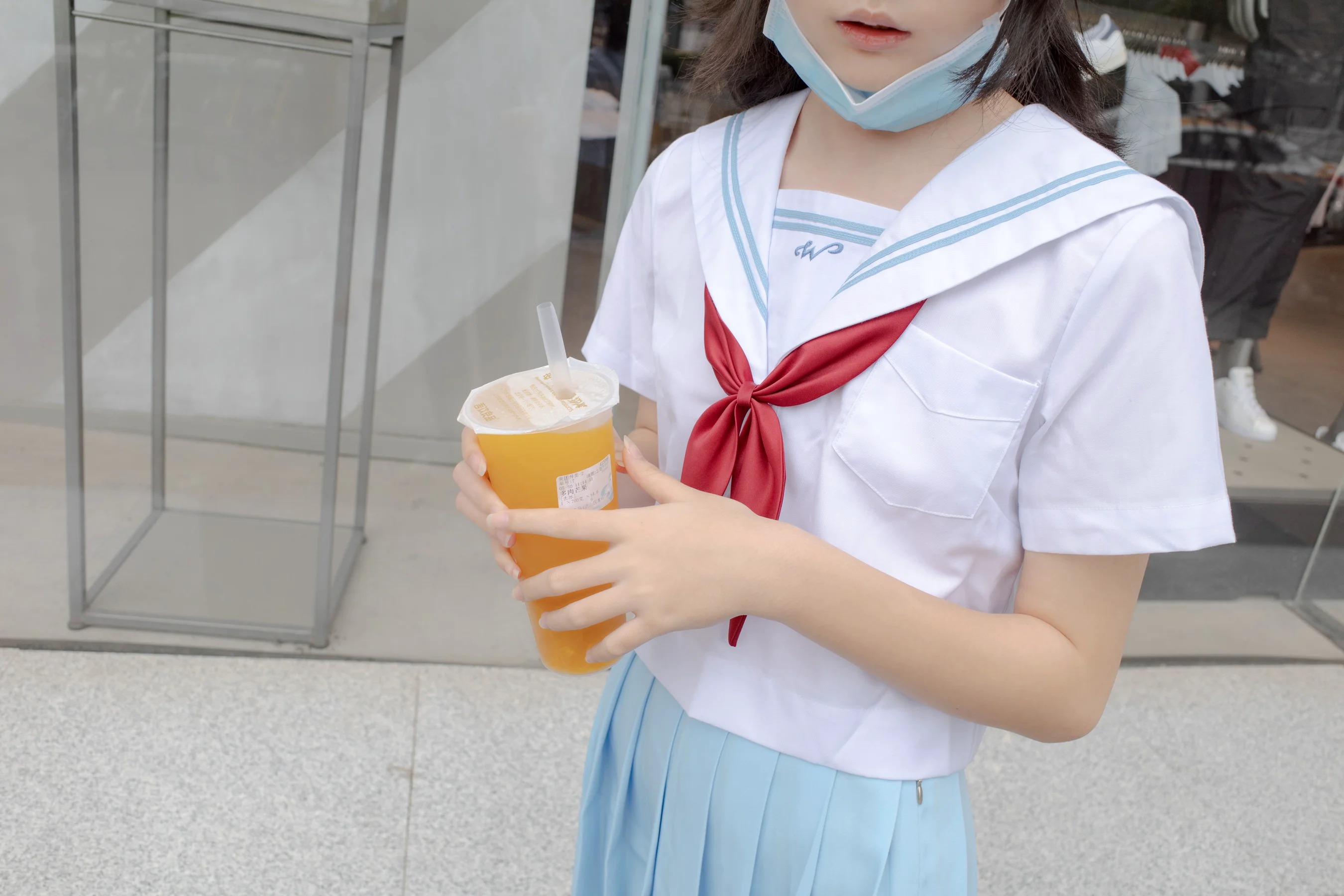 [森萝财团] 小满 内定版 JK明日香校园 - 爱照片