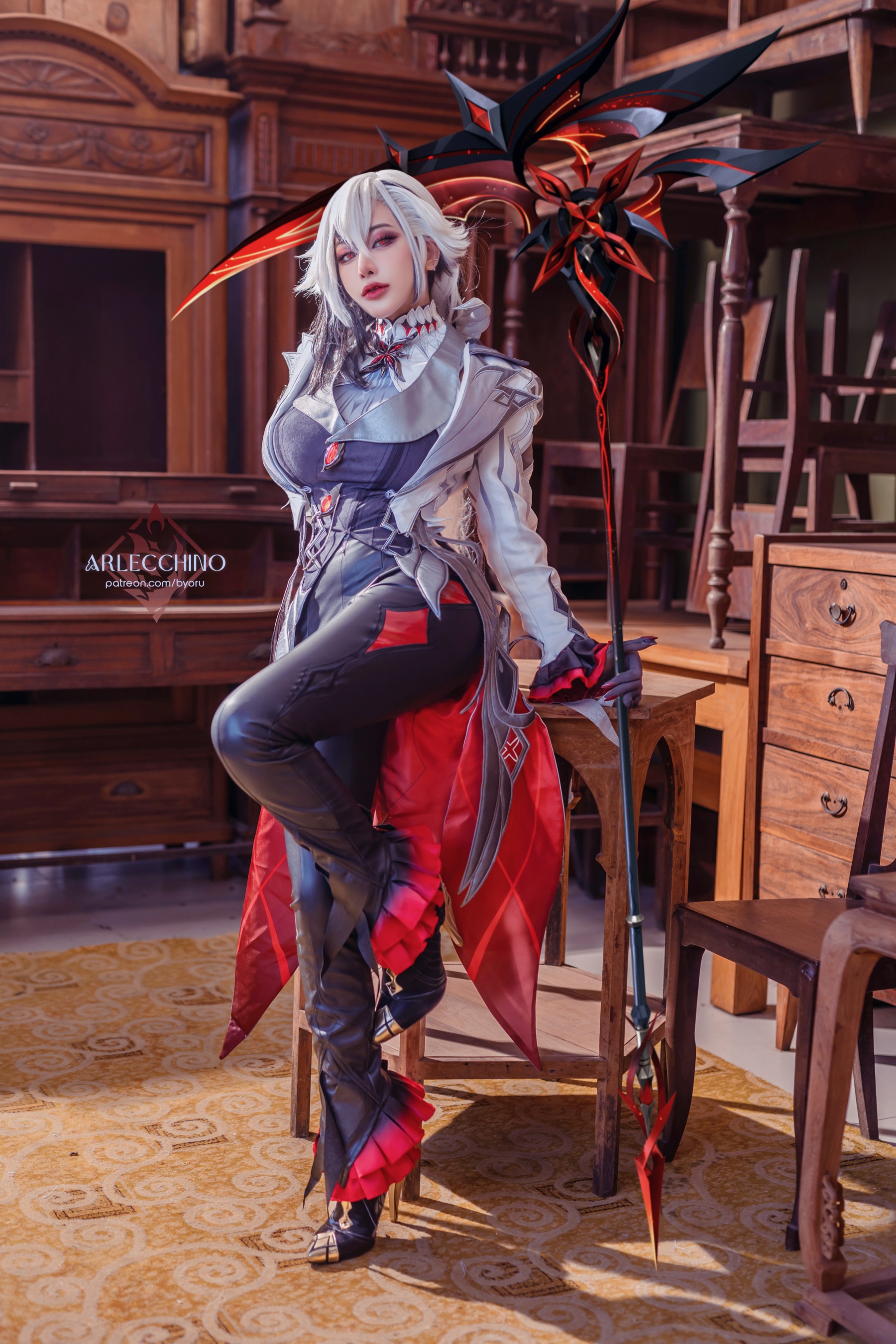 Byoru – Genshin Impact Arlecchino Dress - 爱照片