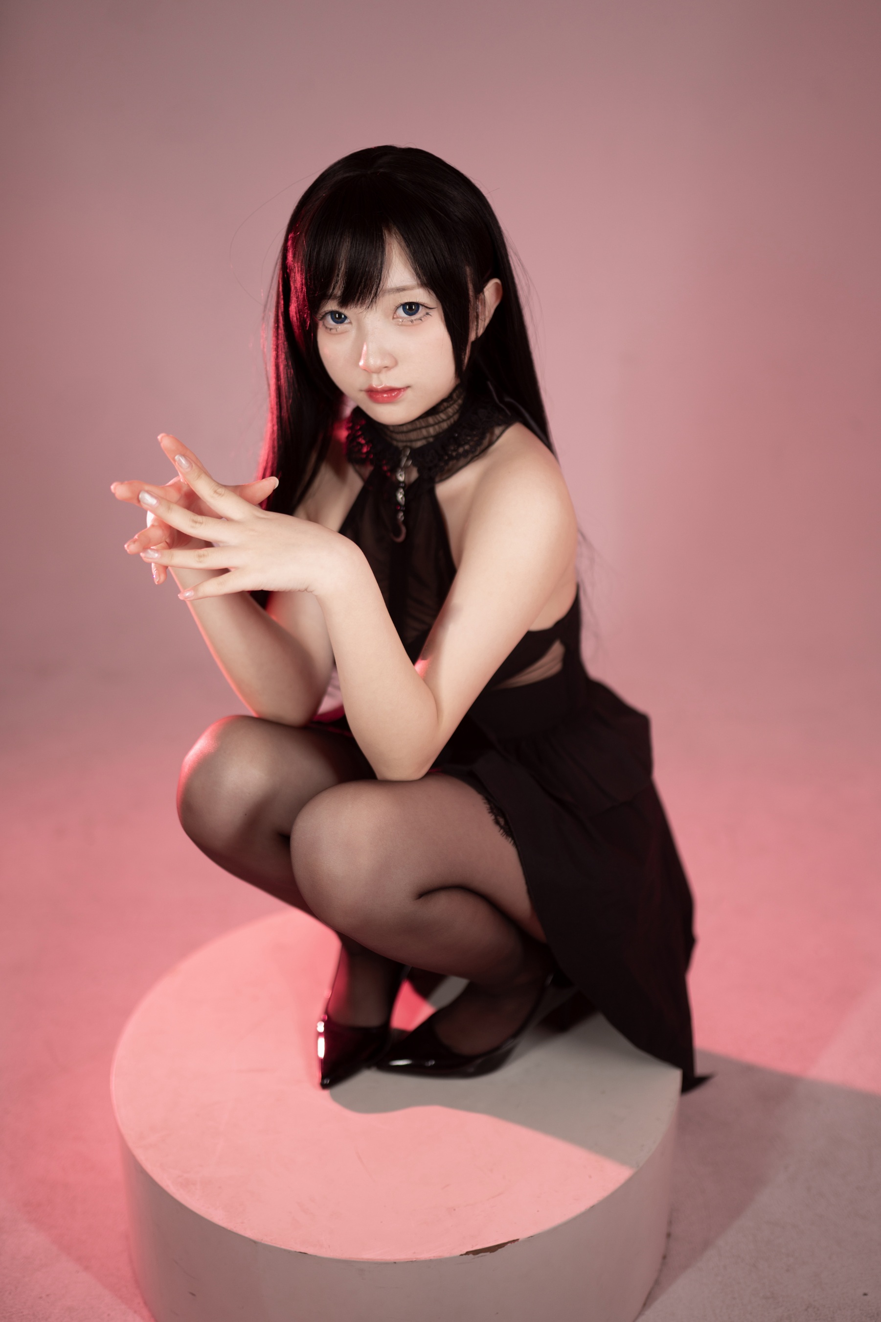 花铃 – 黑丝燕尾礼服 - 爱照片
