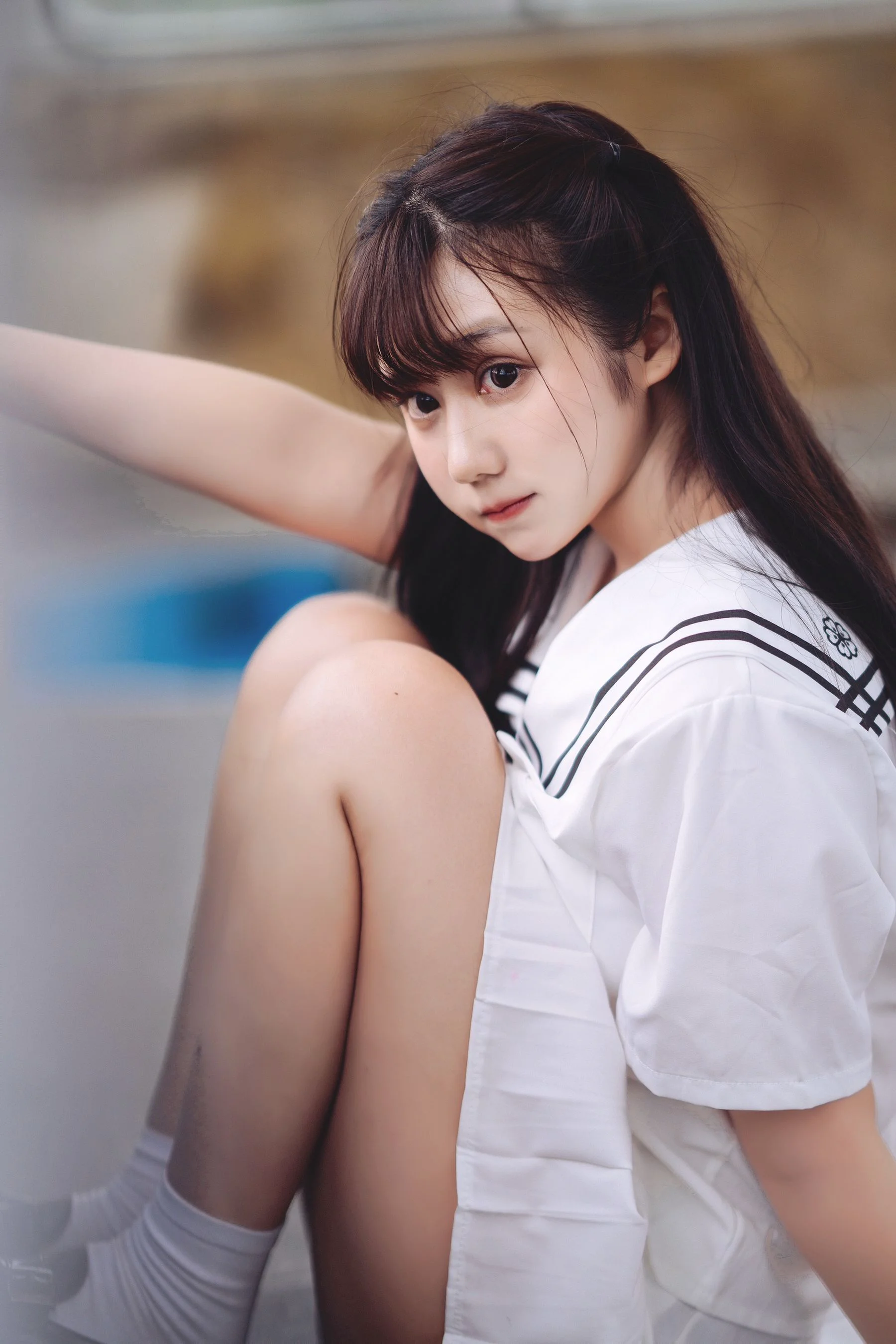 微博福利姬镜酱 《静夏之JK少女》 写真集 - 爱照片