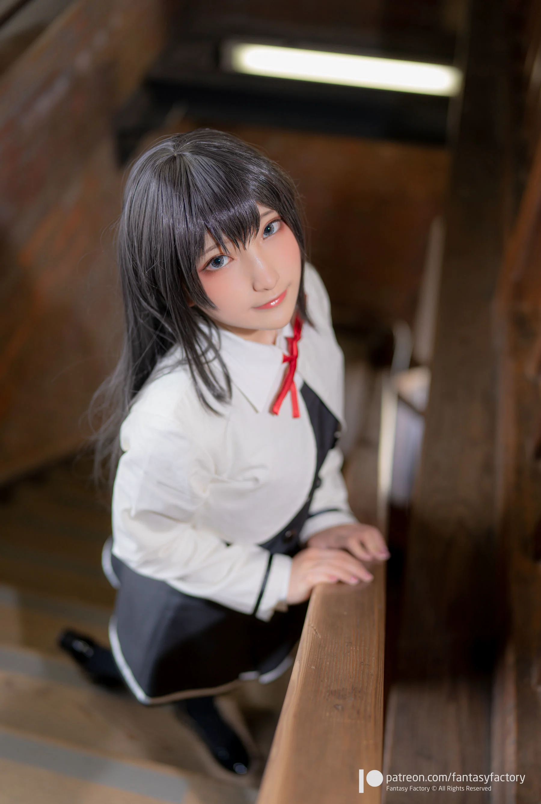 [Fantasy Factory] 小丁Cosplay 2020.01 《黑丝 和服 JK》 写真集 - 爱照片
