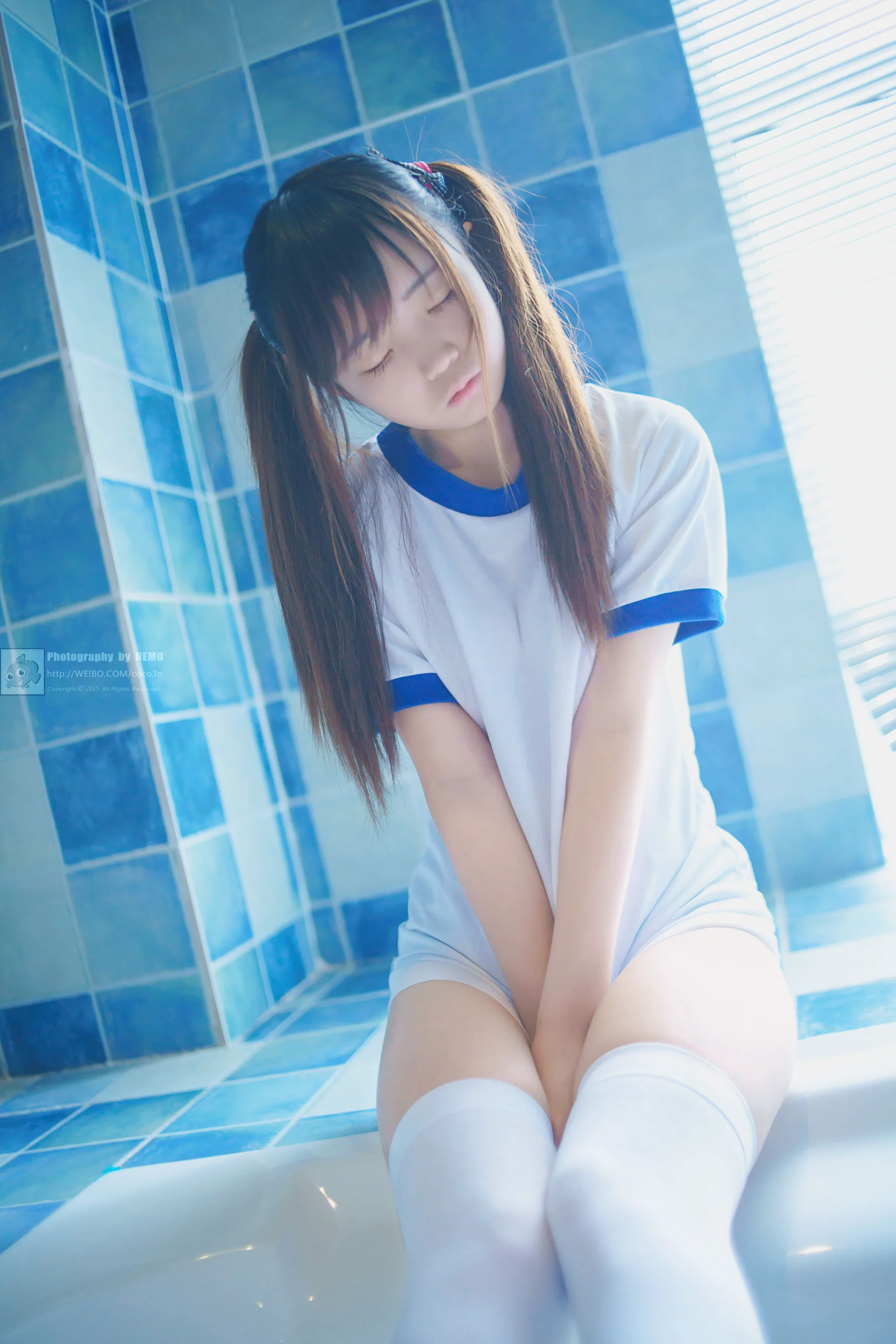 [COS福利] 萝莉御子Yumiko 《体操服》 写真集 - 爱照片