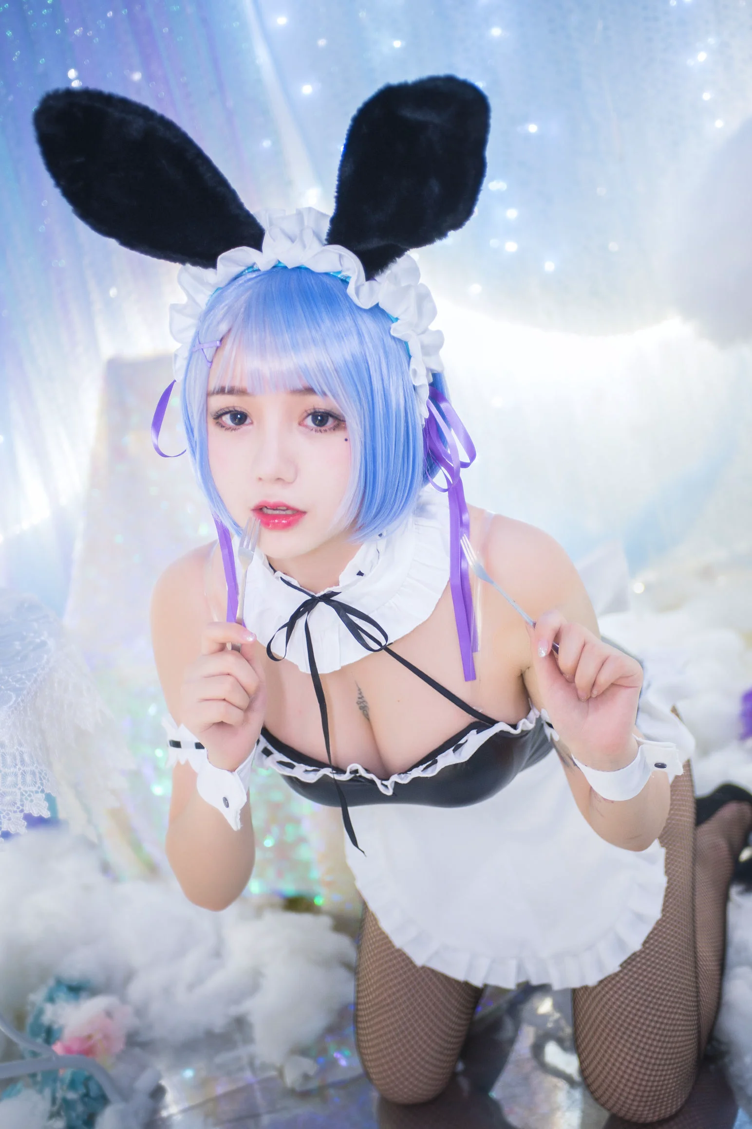 洛丽塔大哥《蕾姆兔女郎》 [萝莉COS] 写真集 - 爱照片