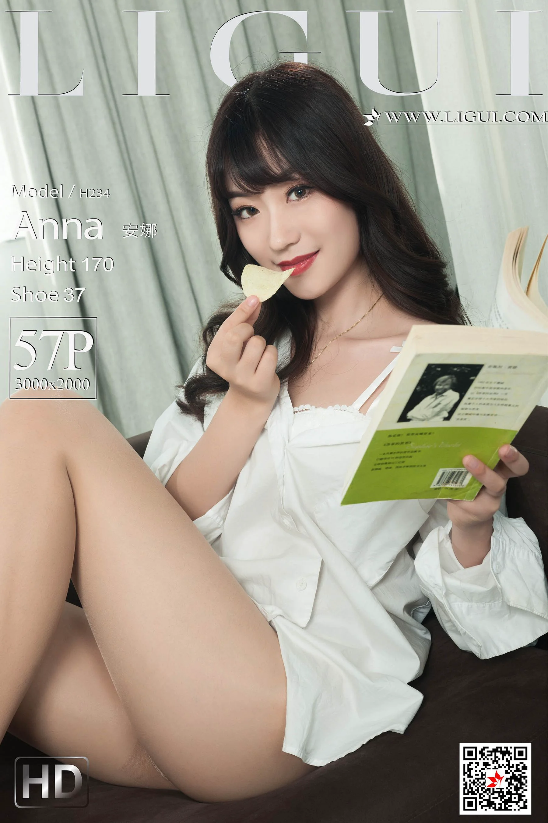 网络丽人 Model 安娜 [丽柜Ligui] 写真集 - 爱照片