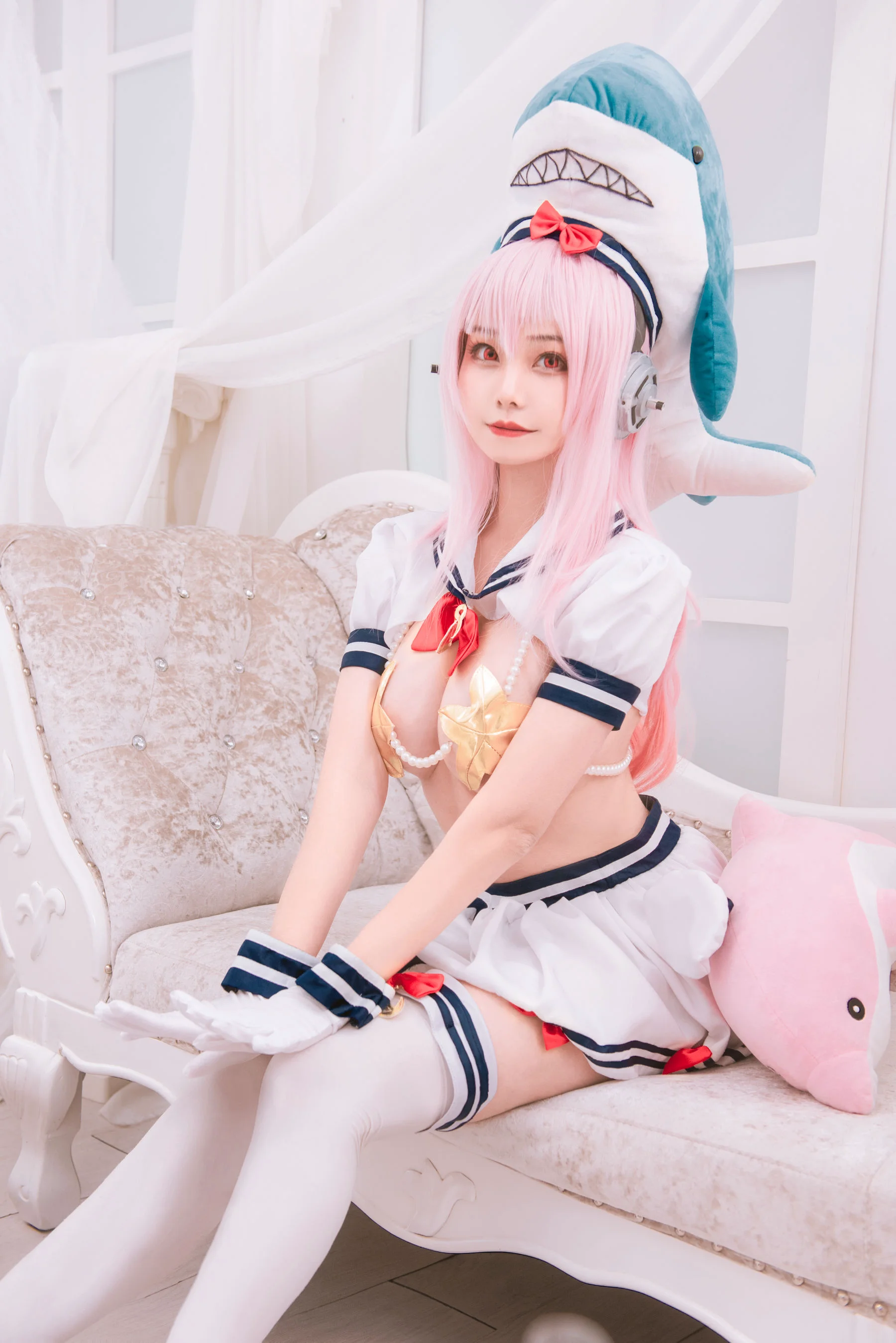 [Cosplay] 萌系小姐姐蜜汁猫裘 – 索尼子双鱼座 - 爱照片