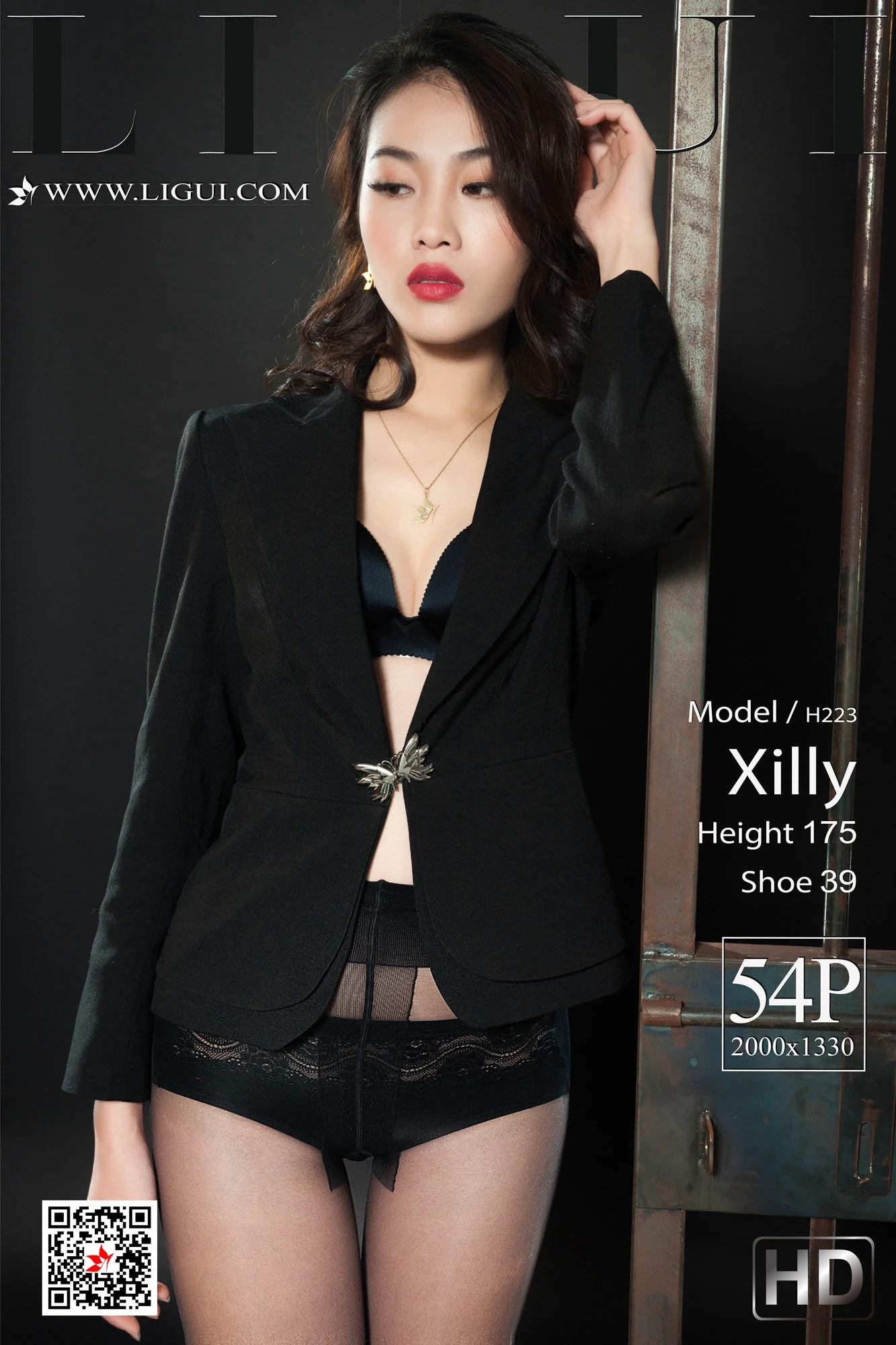 腿模Xilly《监狱黑丝女王》 [丽柜Ligui] 写真集 - 爱照片
