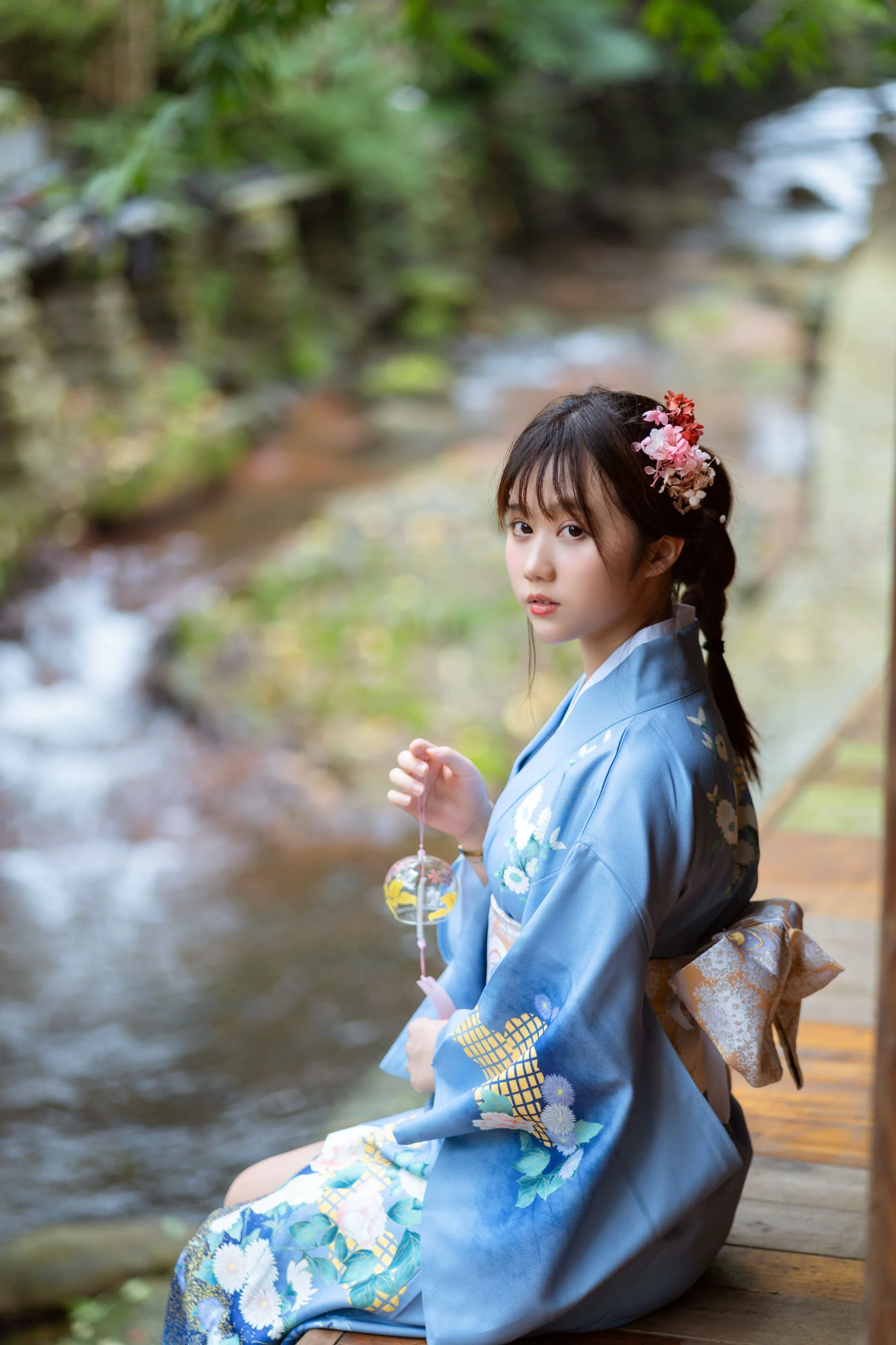 微博福利姬镜酱 《私奔之和服》 写真集 - 爱照片