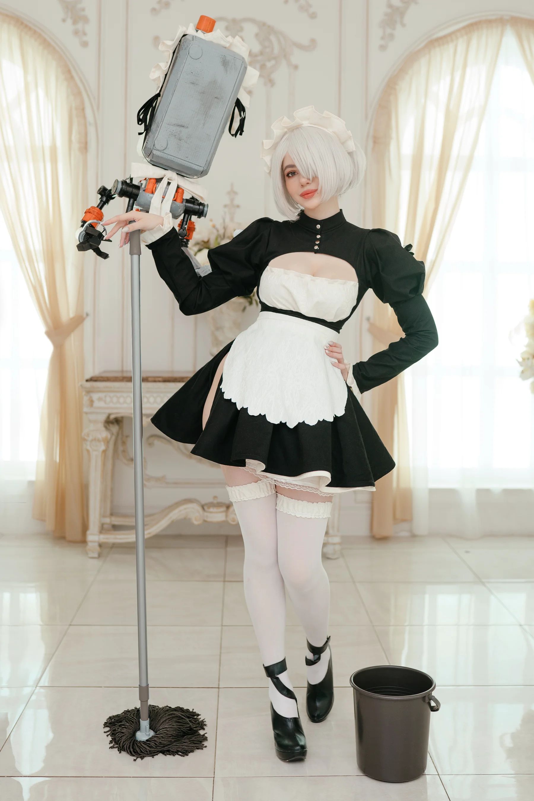 [ДарьяМезенцева] Alina Becker – NieR Automata. 2B Maid - 爱照片