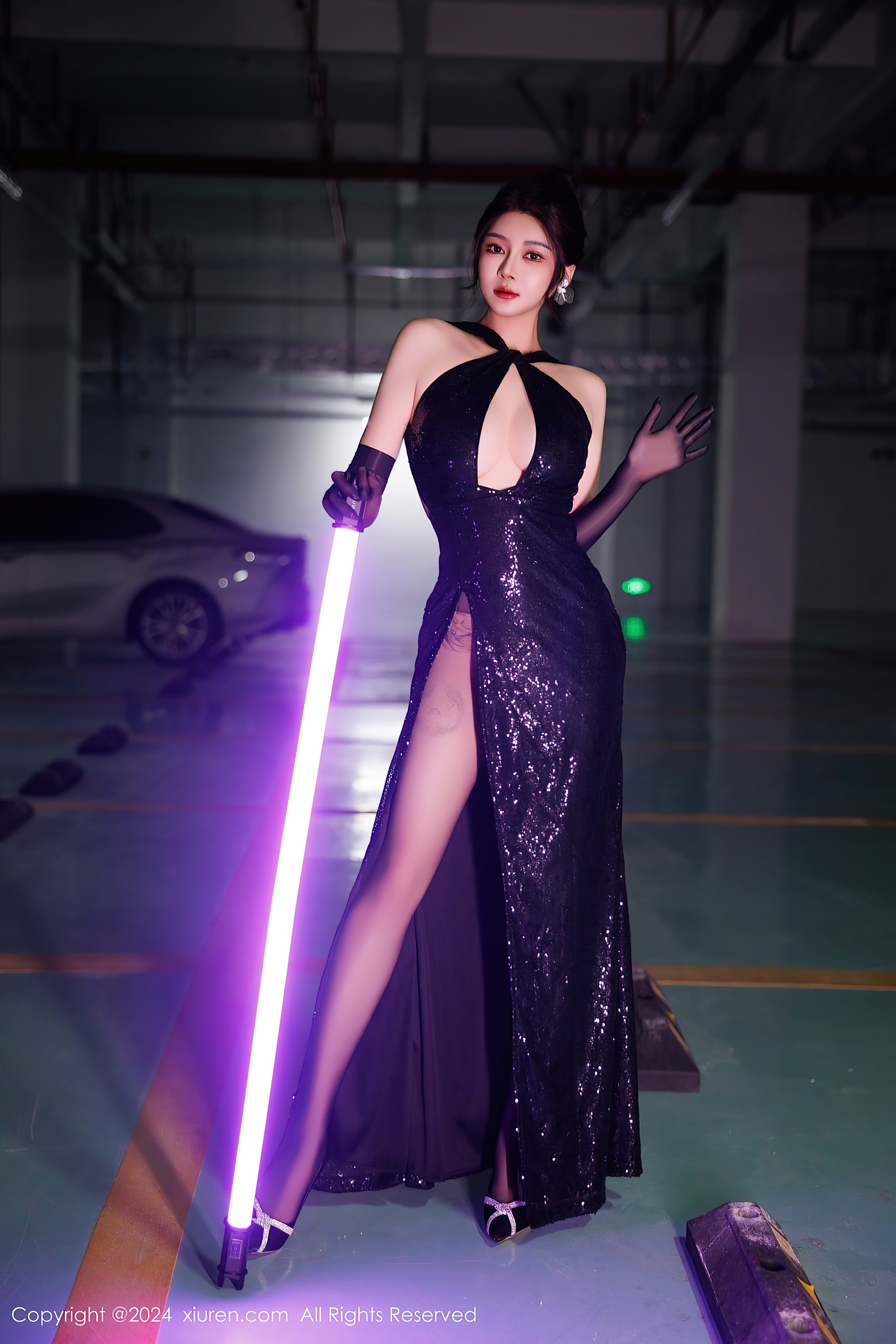 [XiuRen秀人网] No.9512 凯竹Quinn 黑丝美臀 - 爱照片