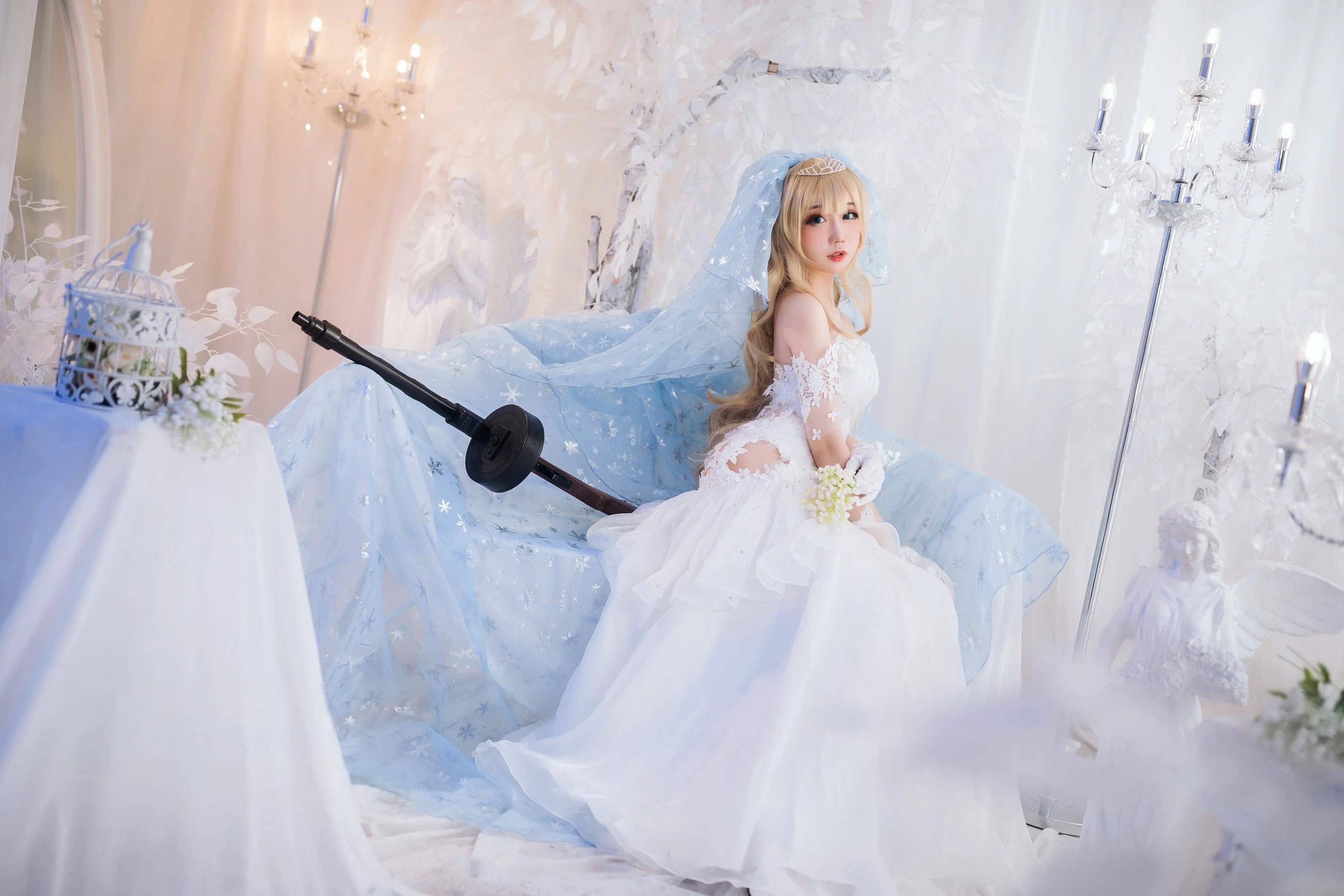 焖焖碳 – 少女前线 索米 婚纱 - 爱照片