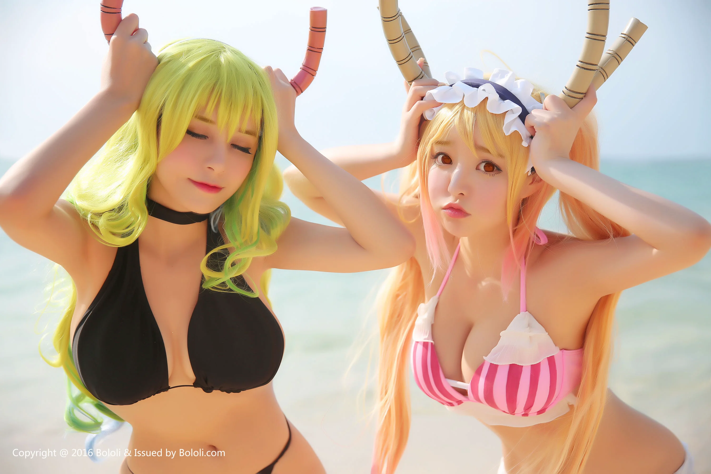 柳侑绮、夏美酱《妹抖龙比基尼》 [Bololi波萝社] BOL.052 写真集 - 爱照片