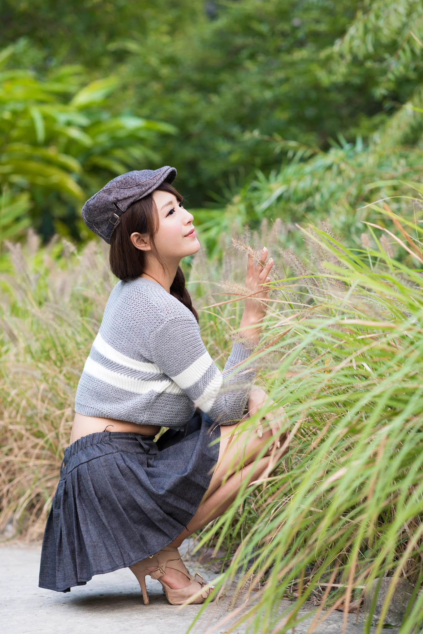 台湾女神夏晴/腿模MISO《秋之风》写真集 - 爱照片