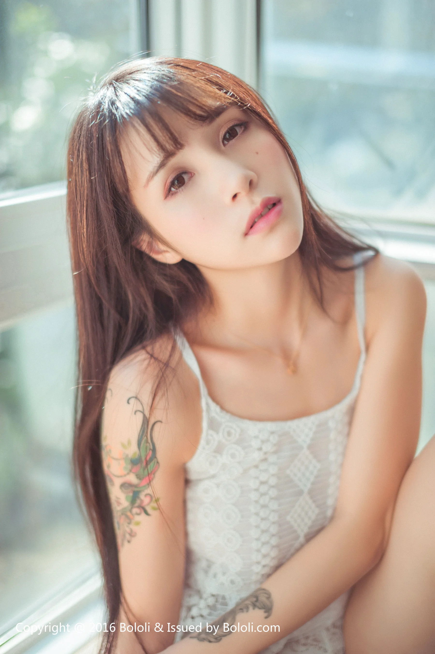 夏美酱《白裙夏美》 [Bololi波萝社] BOL.040 写真集 - 爱照片