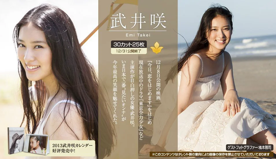 武井咲 Emi Takei 《2012年12月刊号》 [Image.tv] 写真集 - 爱照片