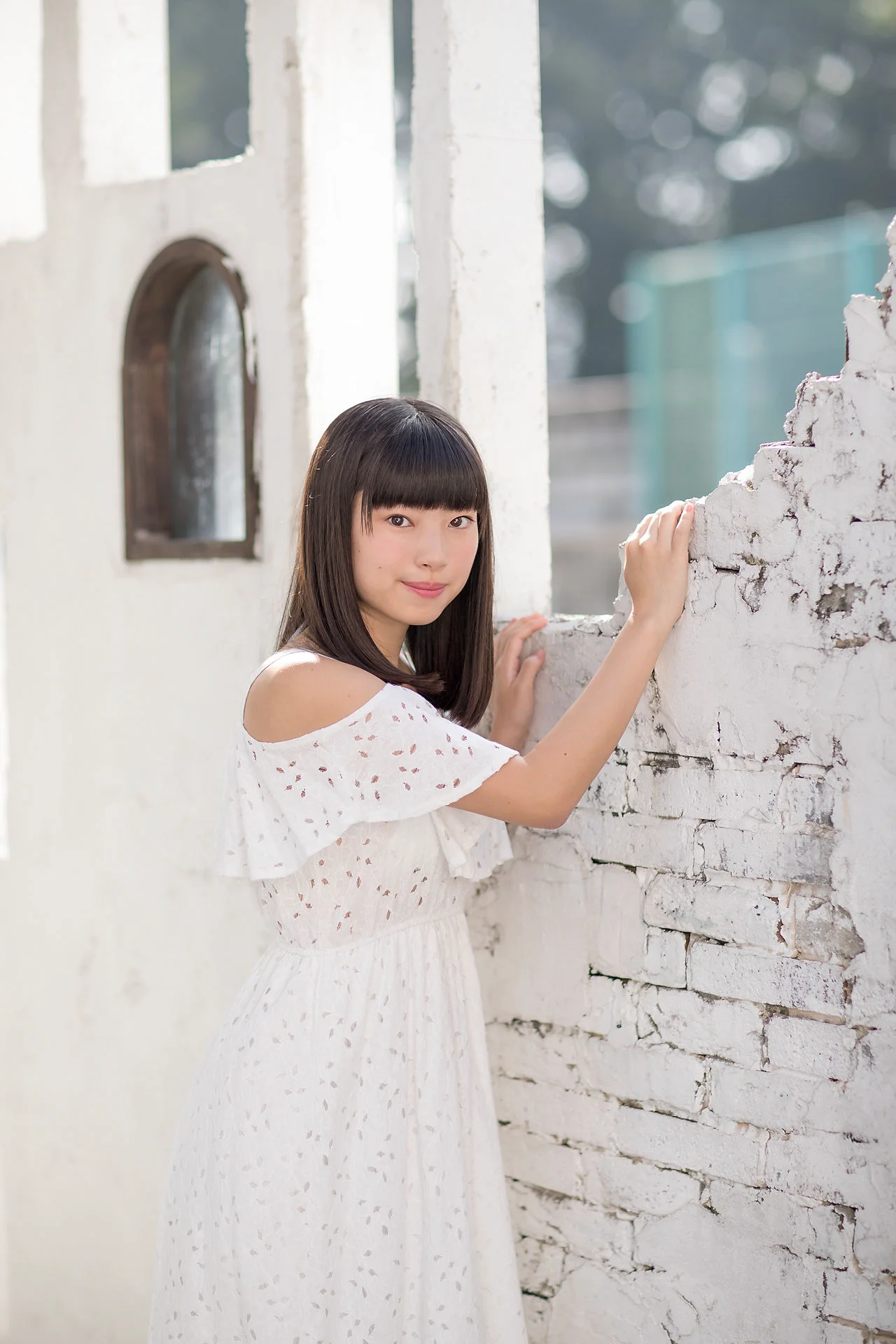 Sena Shinonome 東雲せな《白裙少女》 [Minisuka.tv] 写真集 - 爱照片