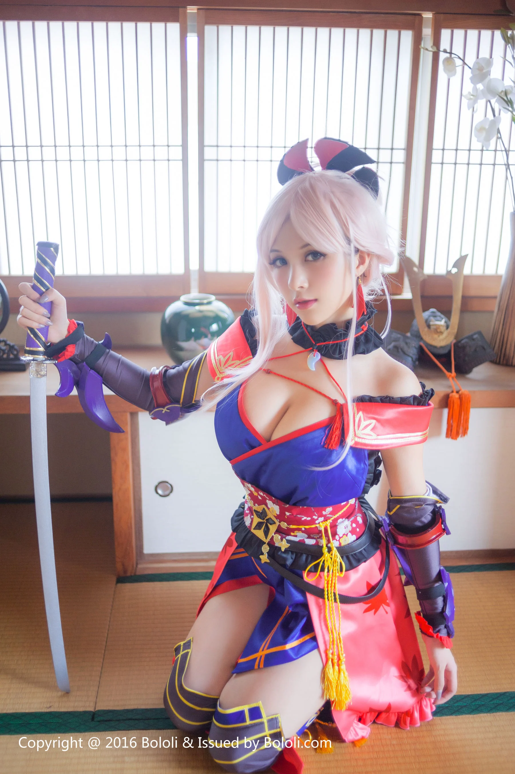 夏美酱《宫本武藏一破COS》 [Bololi波萝社] BOL.079 写真集 - 爱照片