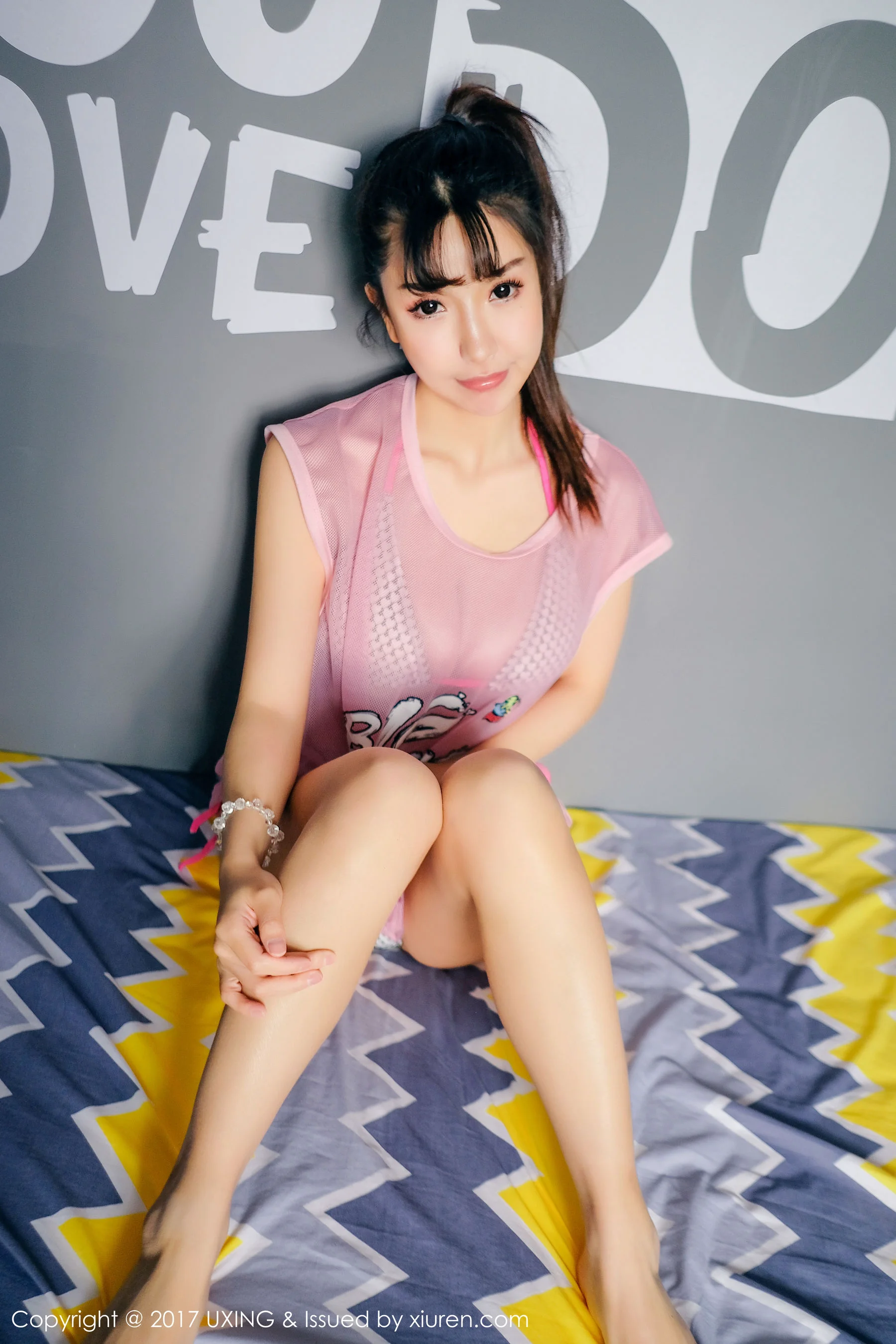 晓茜sunny《傲人美胸、甜美模样》 [优星馆UXING] VOL.053 写真集 - 爱照片