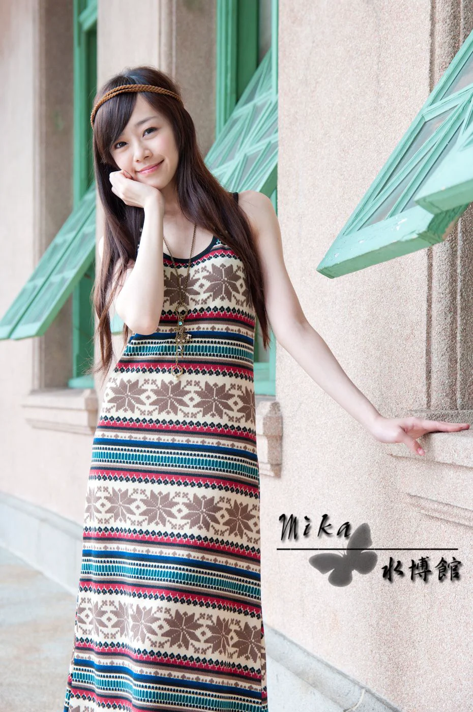 台湾清纯正妹Mika《水博管街拍》写真集 - 爱照片