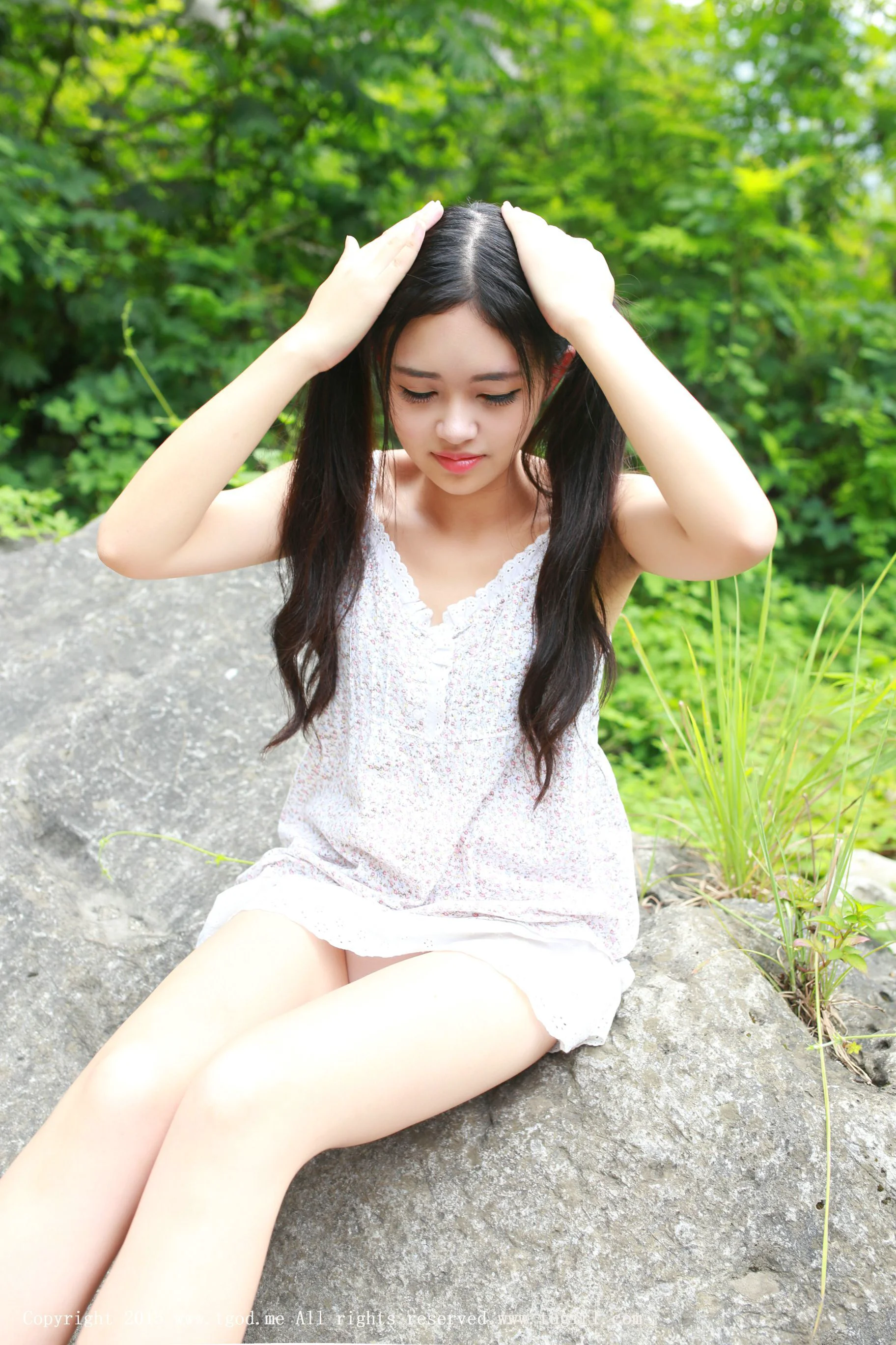 果味包子《空山新雨后》II小清新 [TGOD推女神] 写真集 - 爱照片