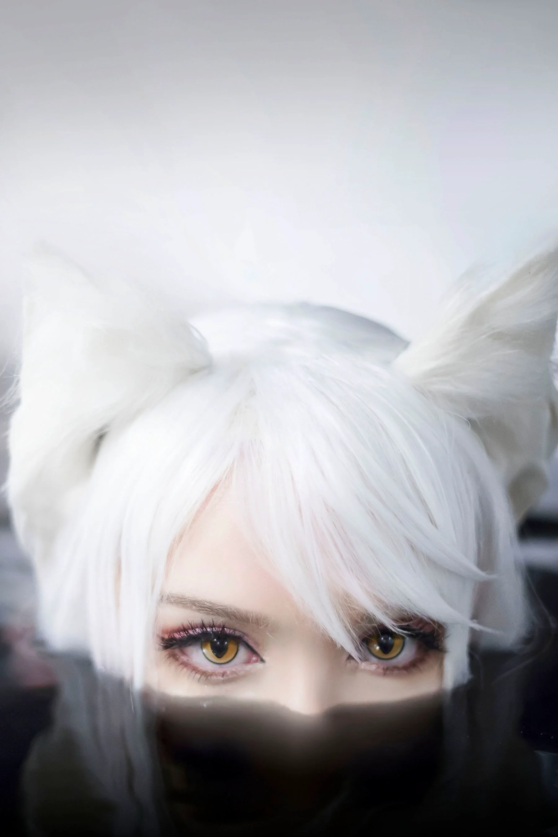 国外美女SayaTheFox – 白毛狐狸 - 爱照片