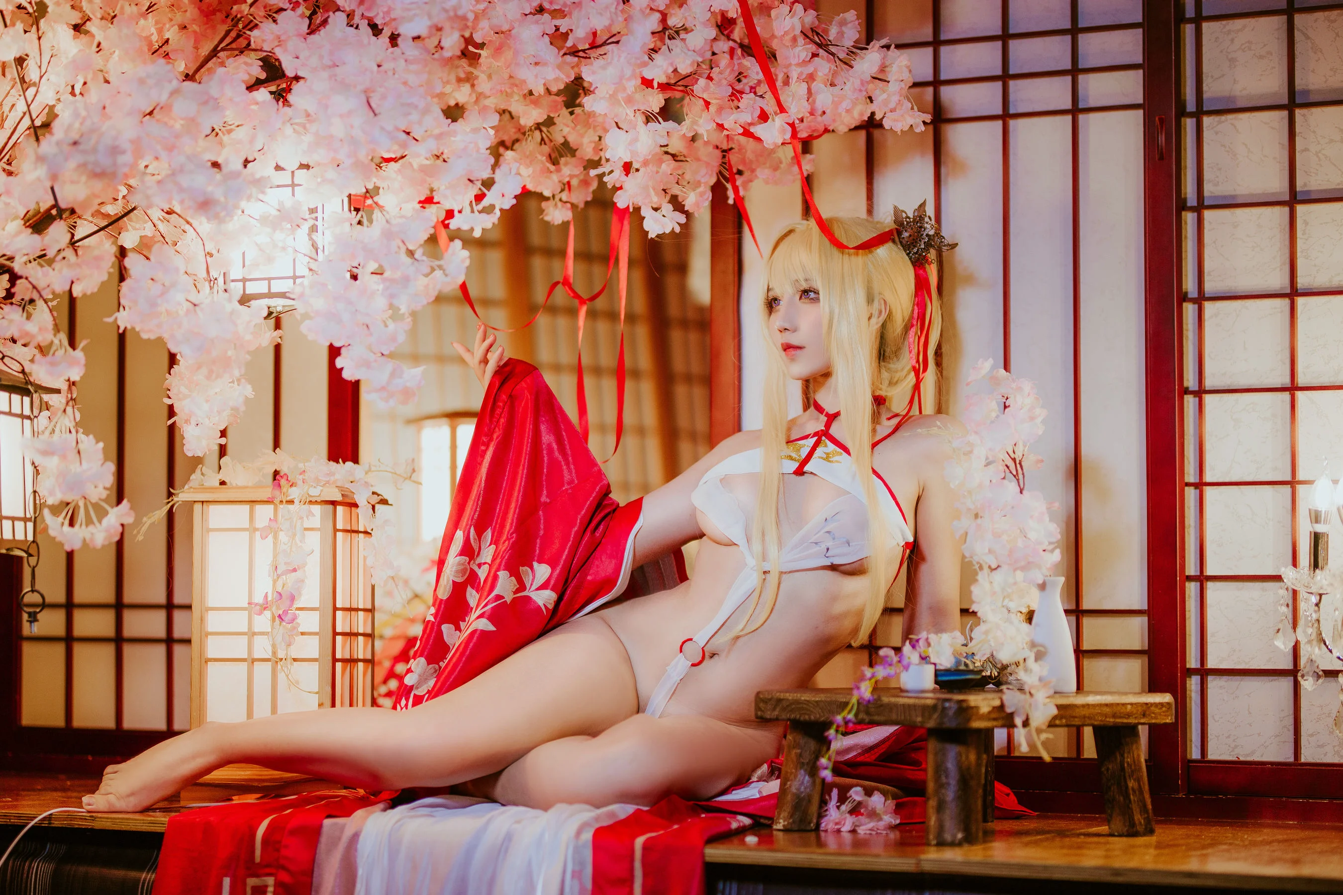 [COS福利] 动漫博主九曲Jean – 光荣新春和服 - 爱照片