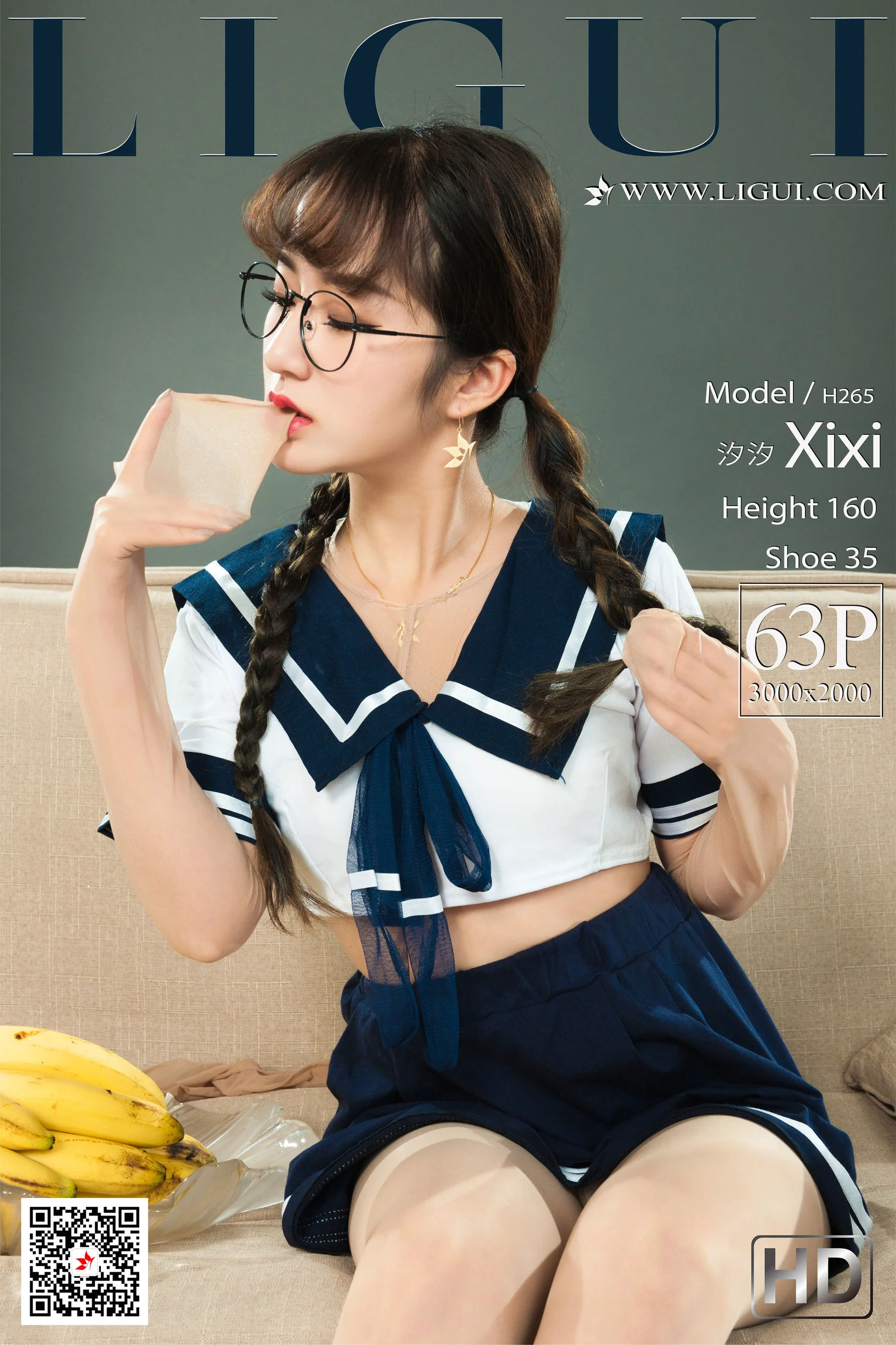 [丽柜Ligui] 2021.01.20 汐汐 丝足美腿套图 - 爱照片